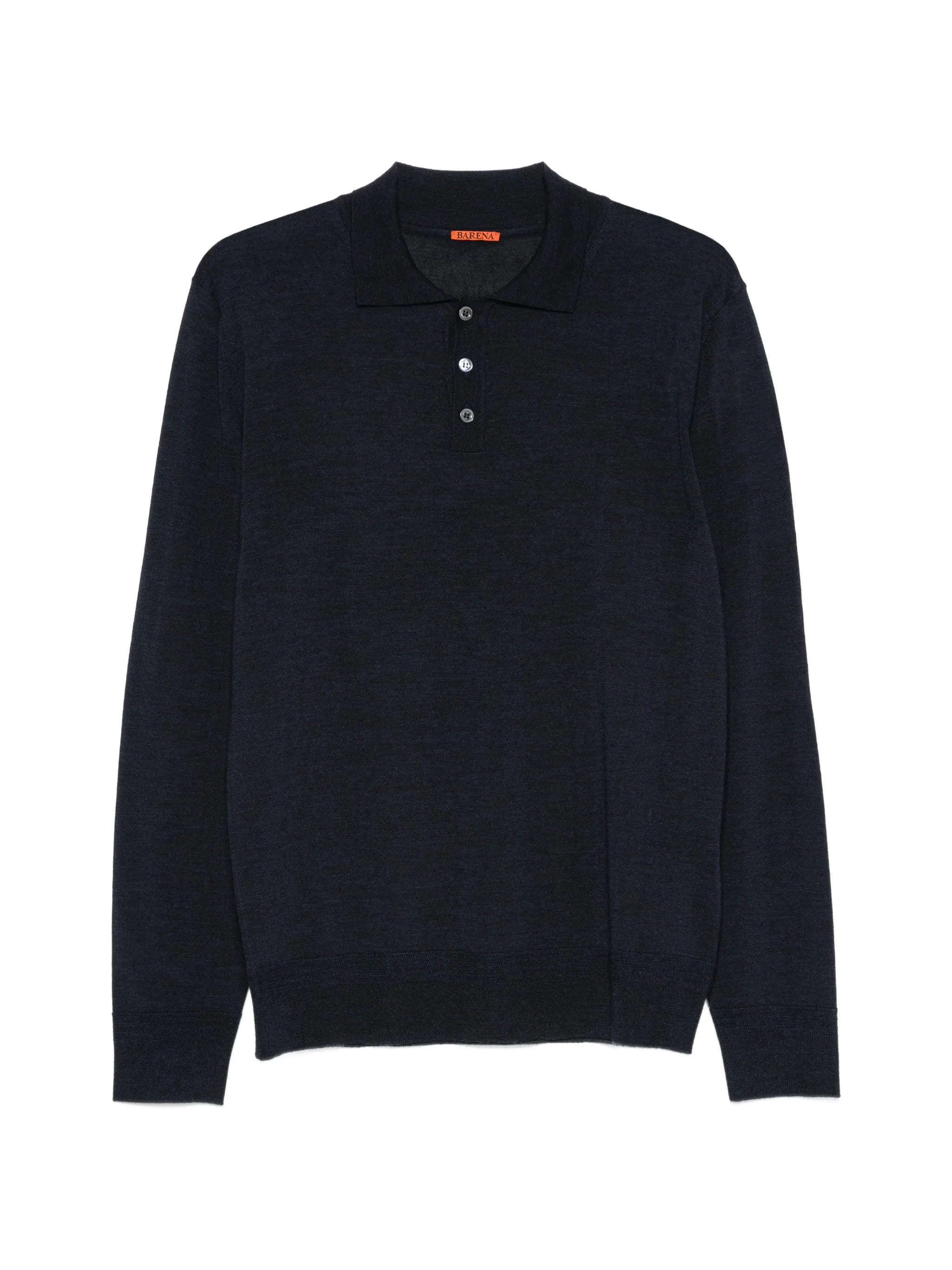 long-sleeve polo shirt