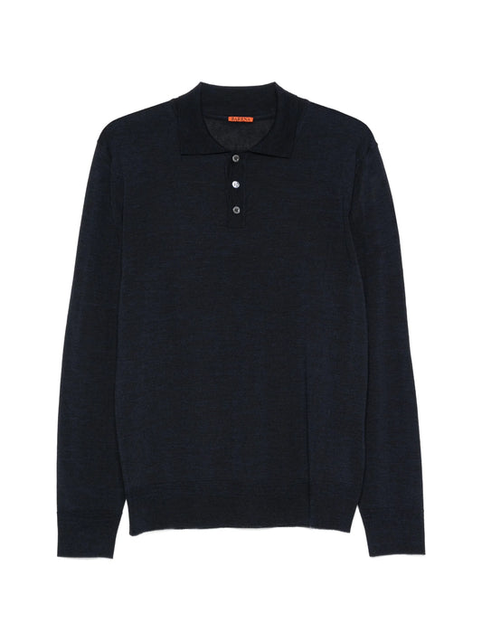 long-sleeve polo shirt
