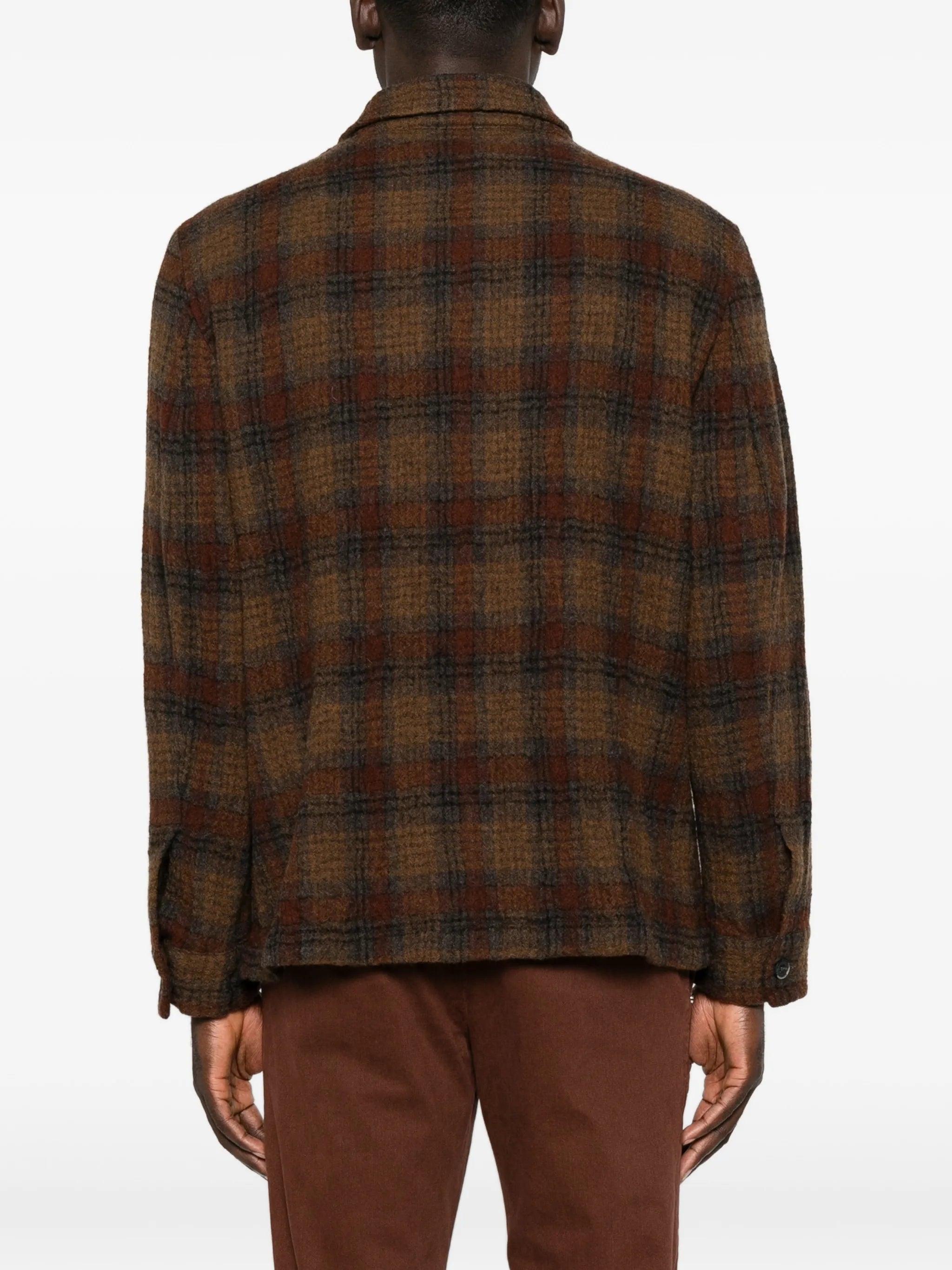 Cedrone checked overshirt