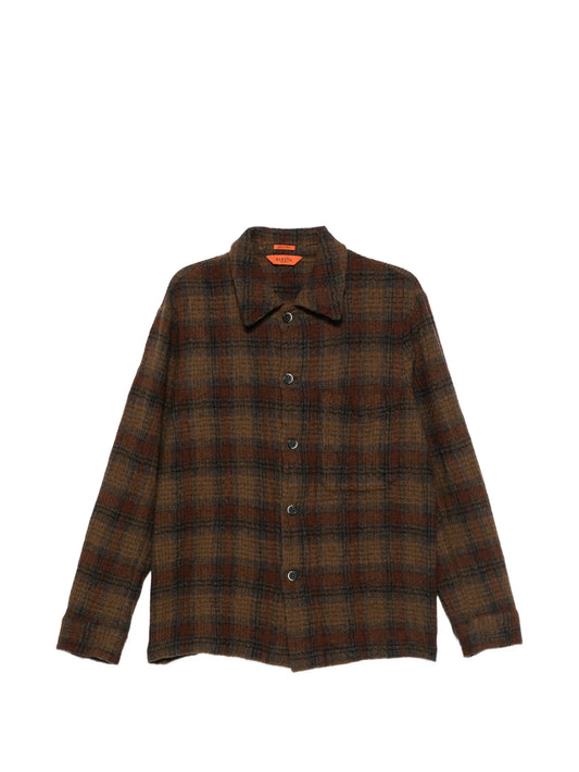 Cedrone checked overshirt