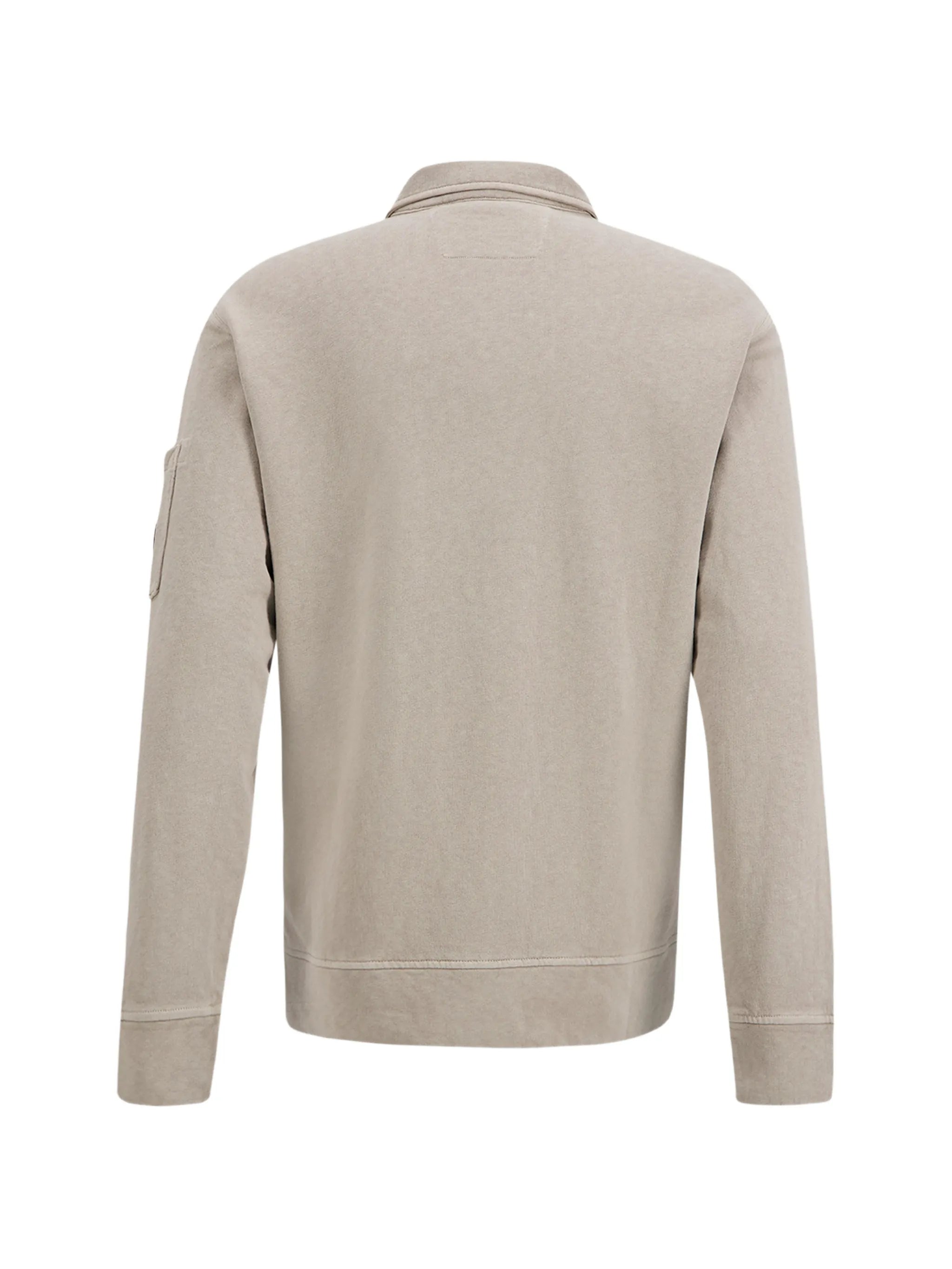malfilè fleece Lens half zip sweatshirt