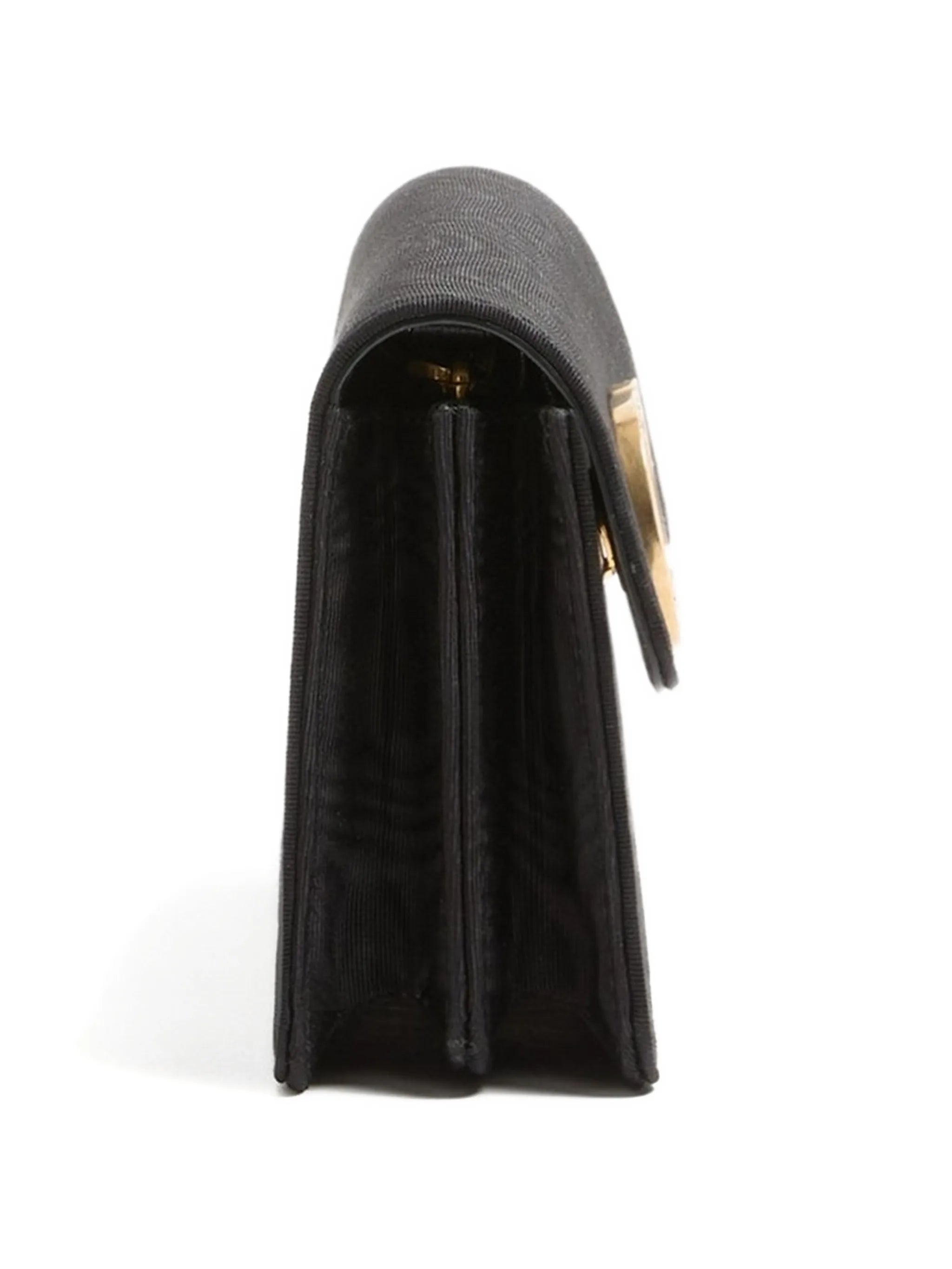 VLogo Signature chain wallet in moiré fabric with jewel logo
