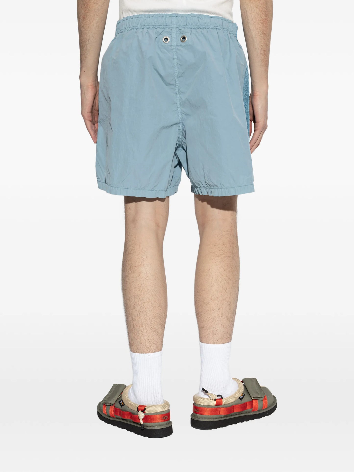 Marina logo-detail swim shorts