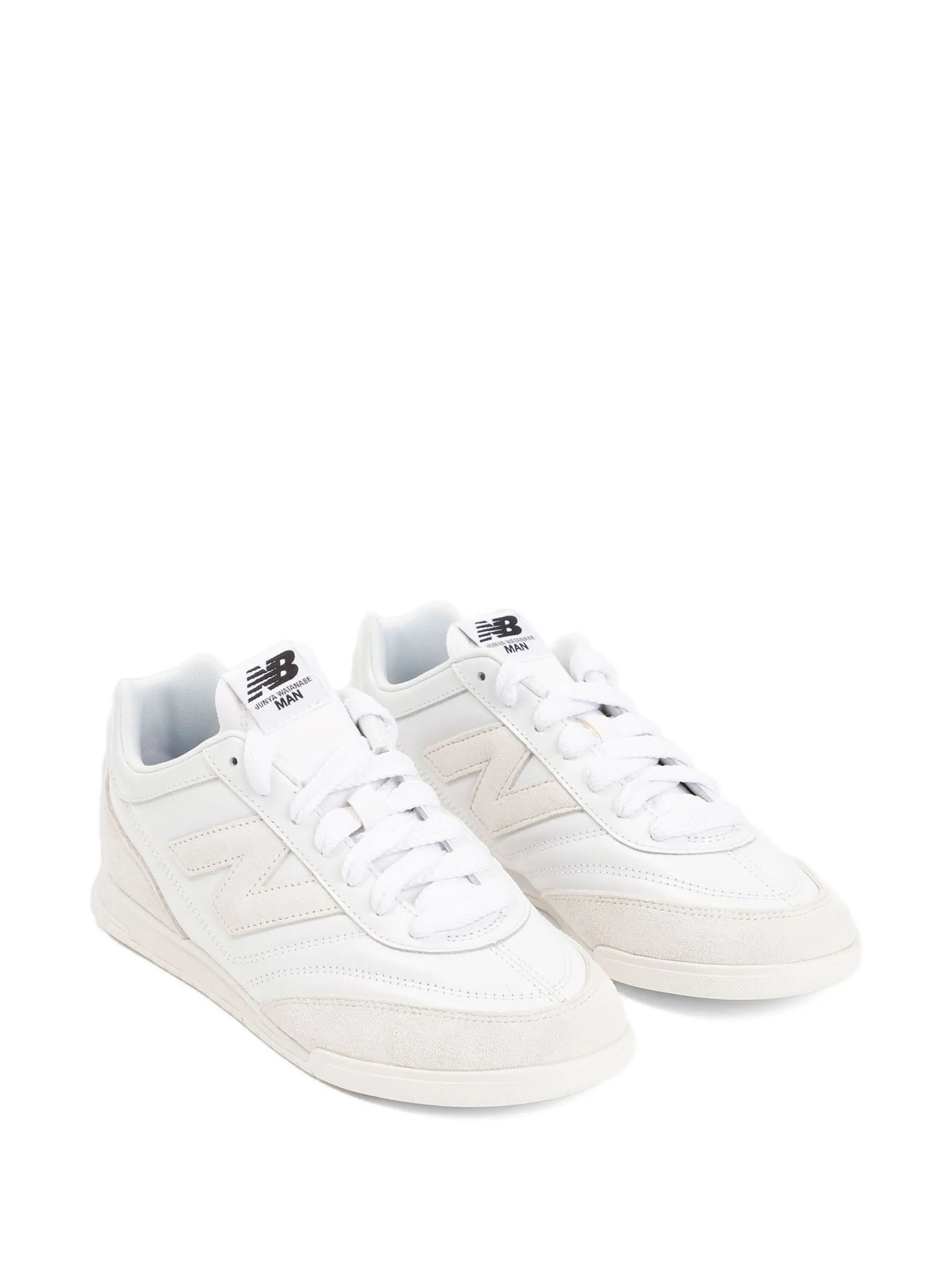 x New Balance leather logo sneakers