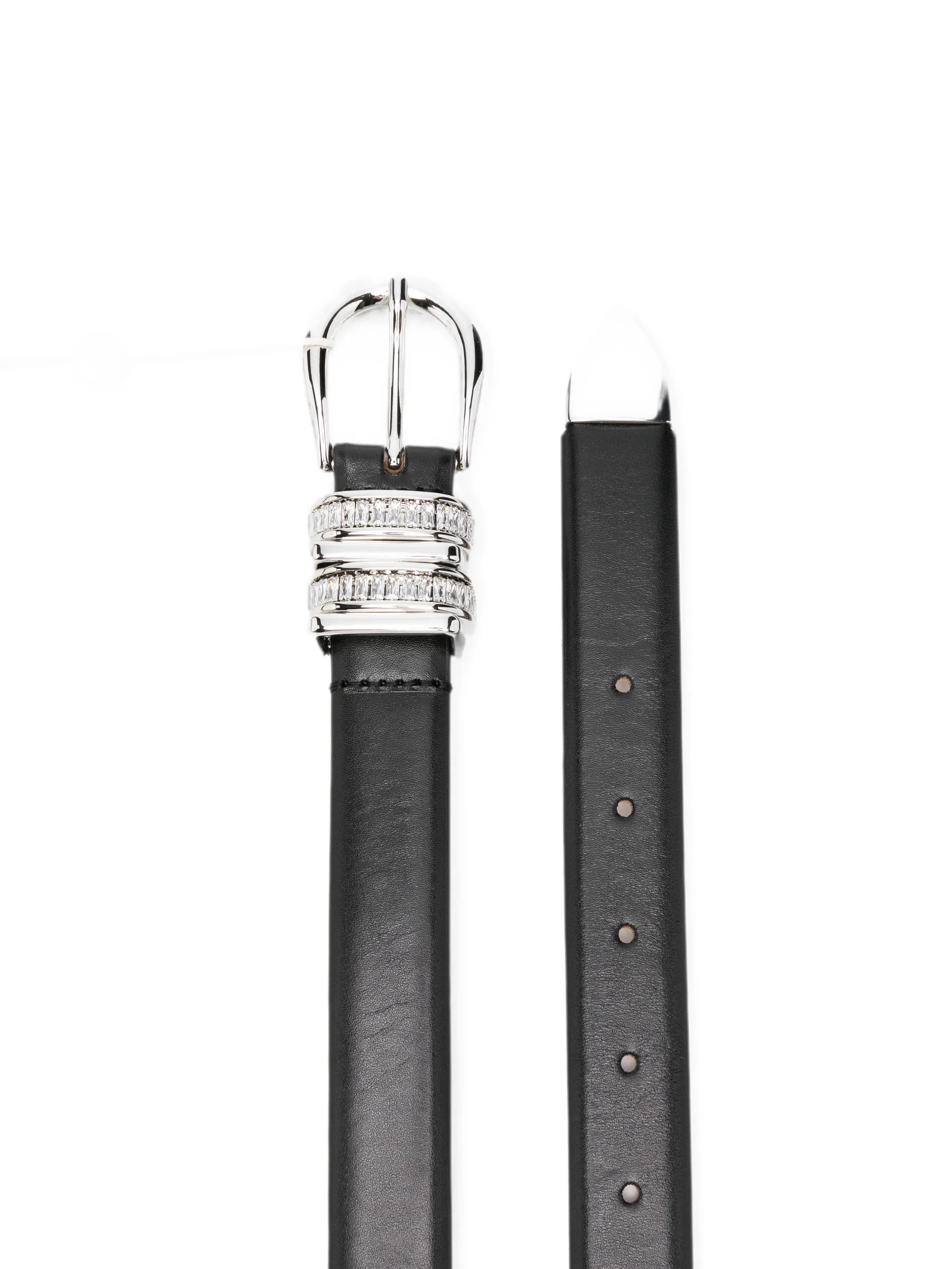 Hollyhock crystal-embellished belt