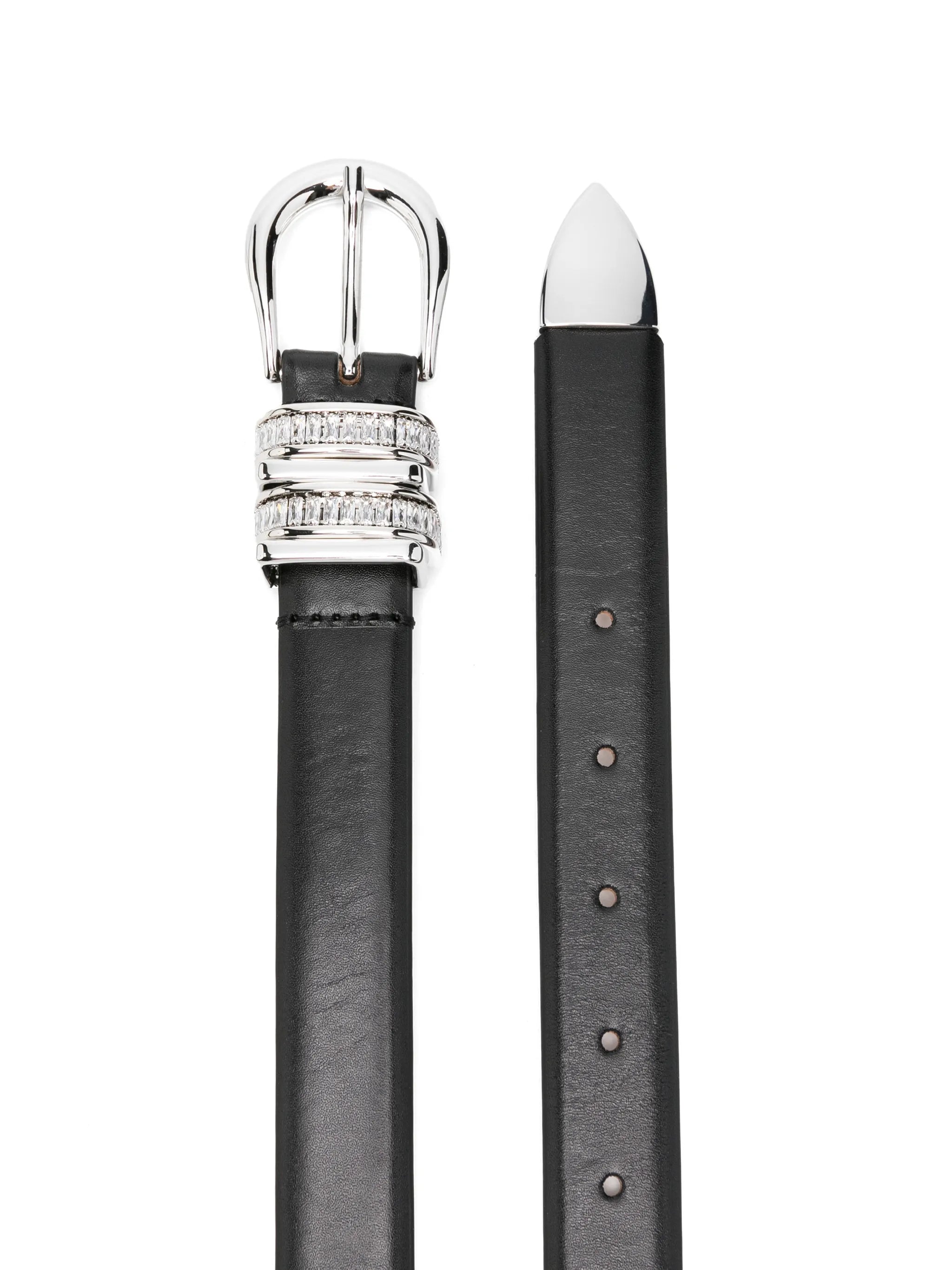Hollyhock crystal-embellished belt