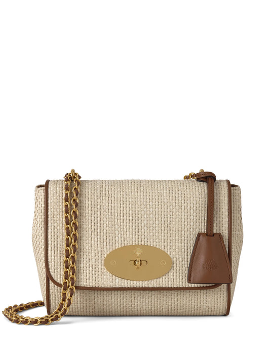 Antony woven-raffia crossbody bag