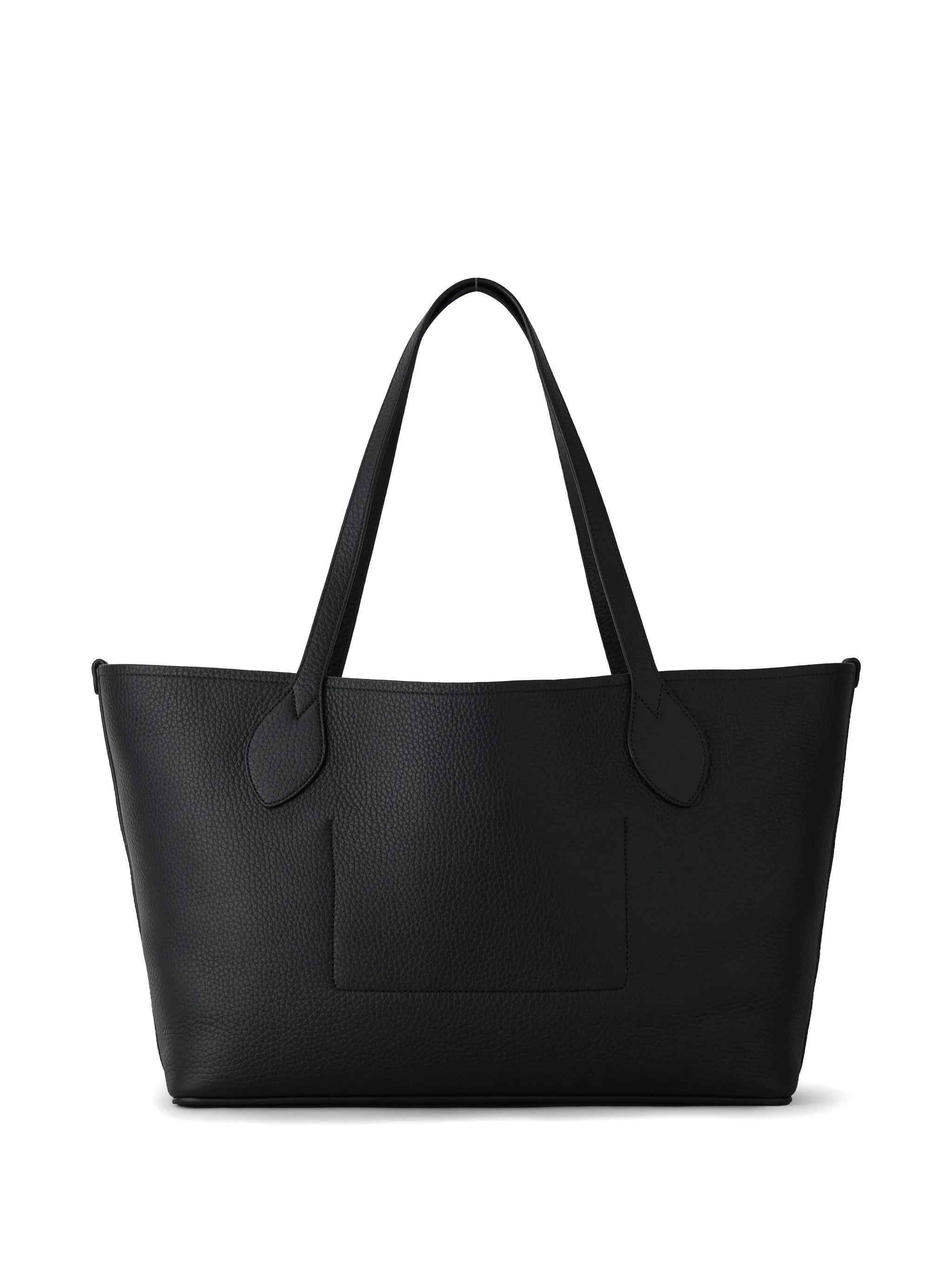 Tree logo-embossed tote bag