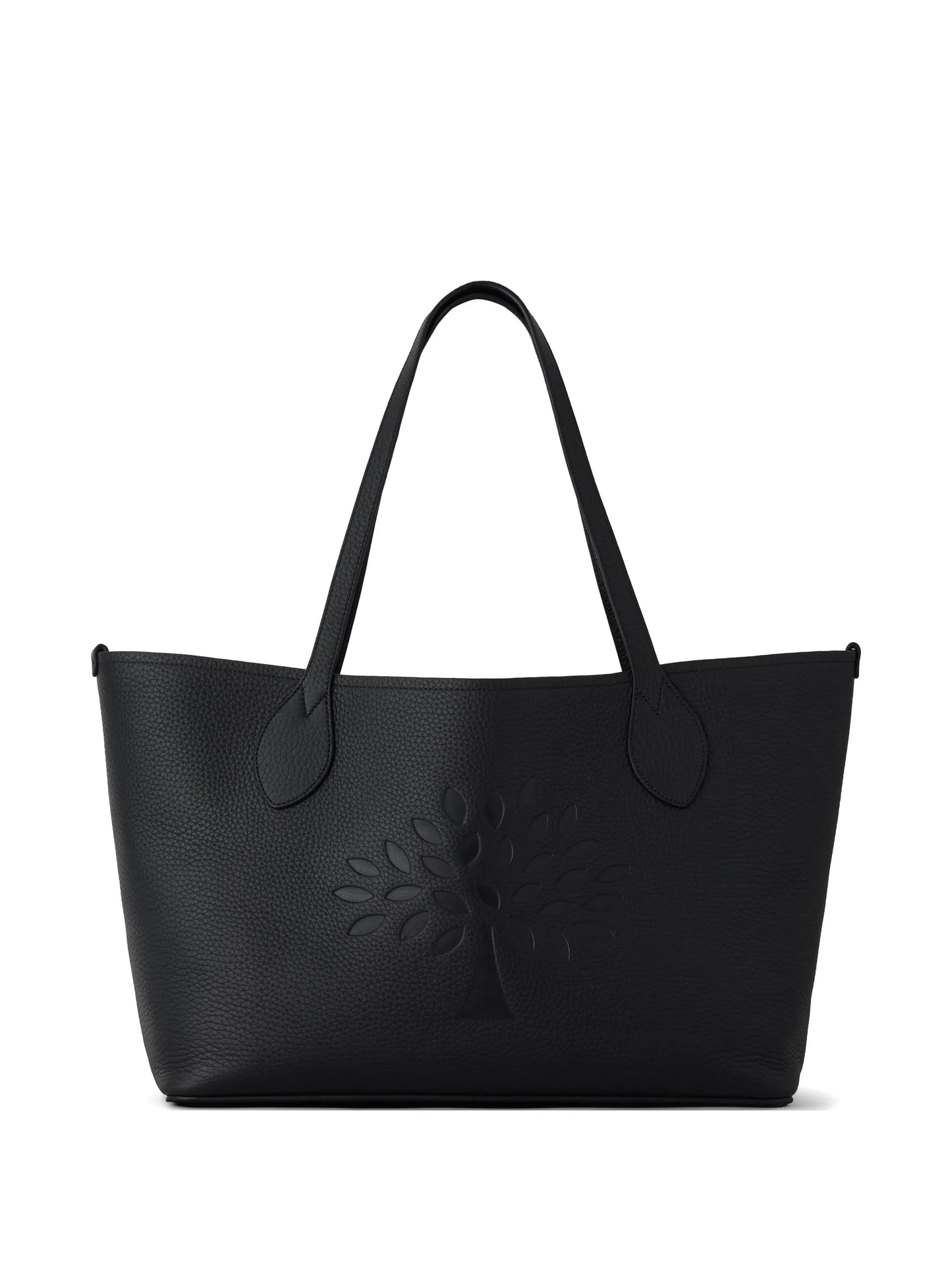 Tree logo-embossed tote bag