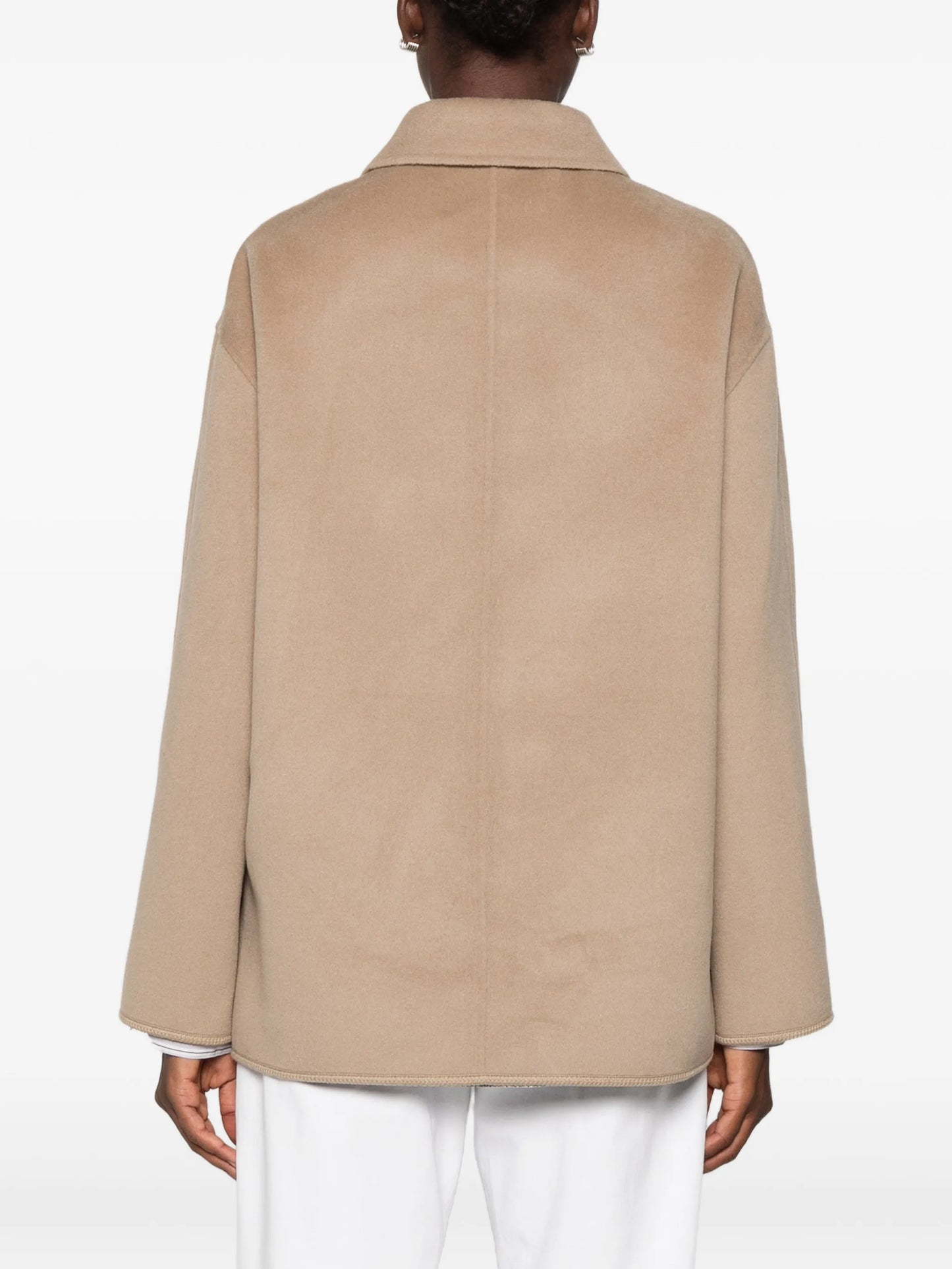 mandarin-fastening jacket