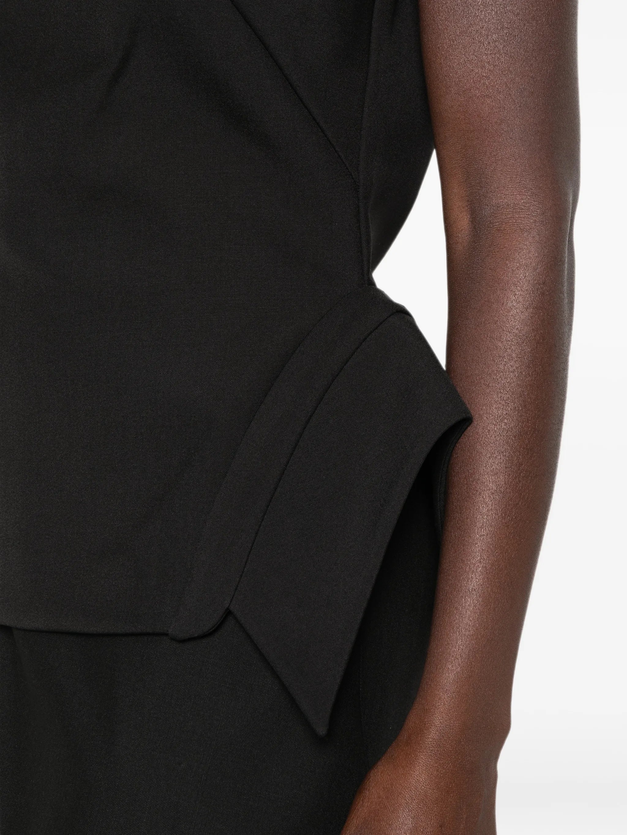 deconstructed collar top