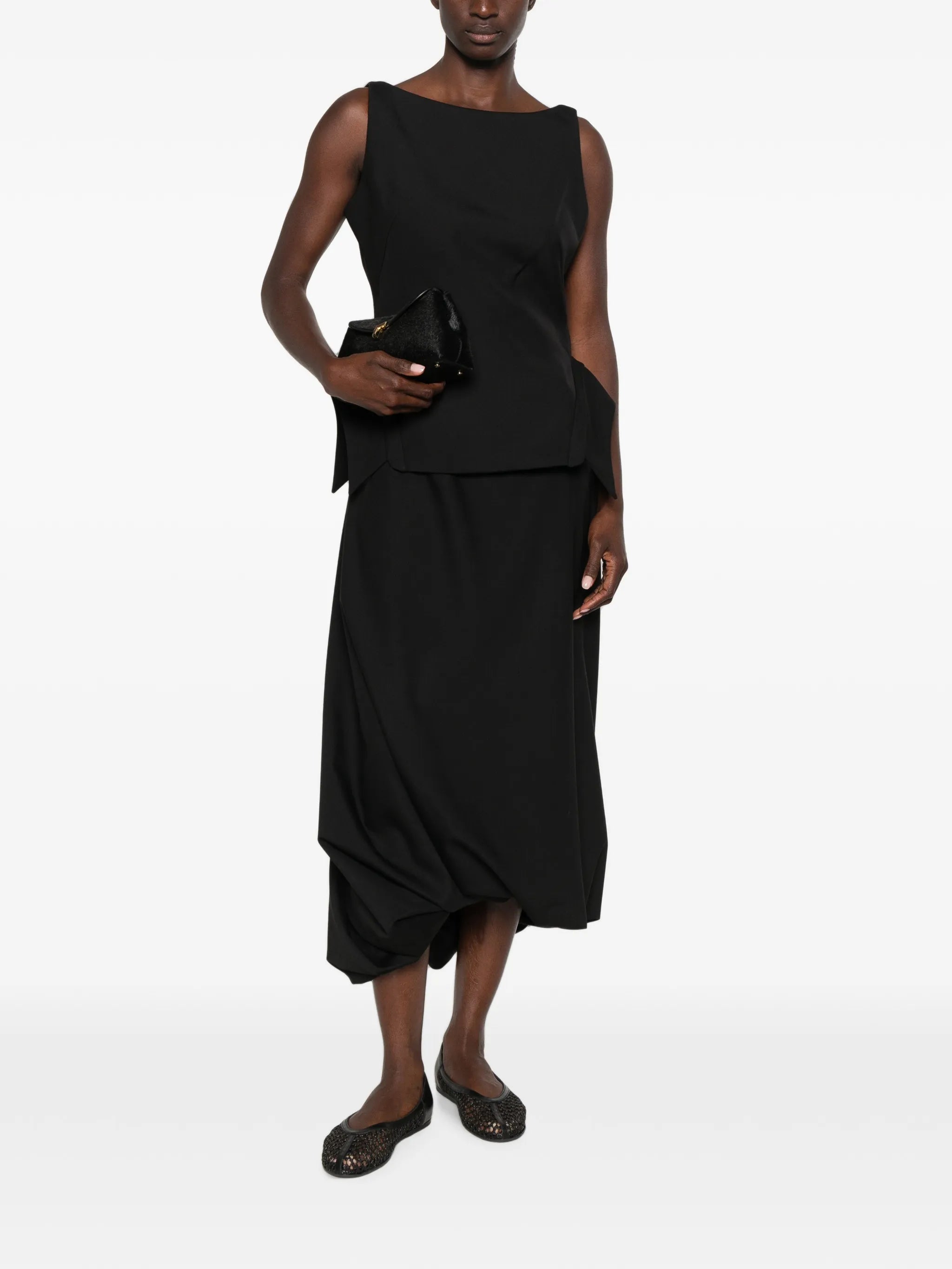 deconstructed collar top