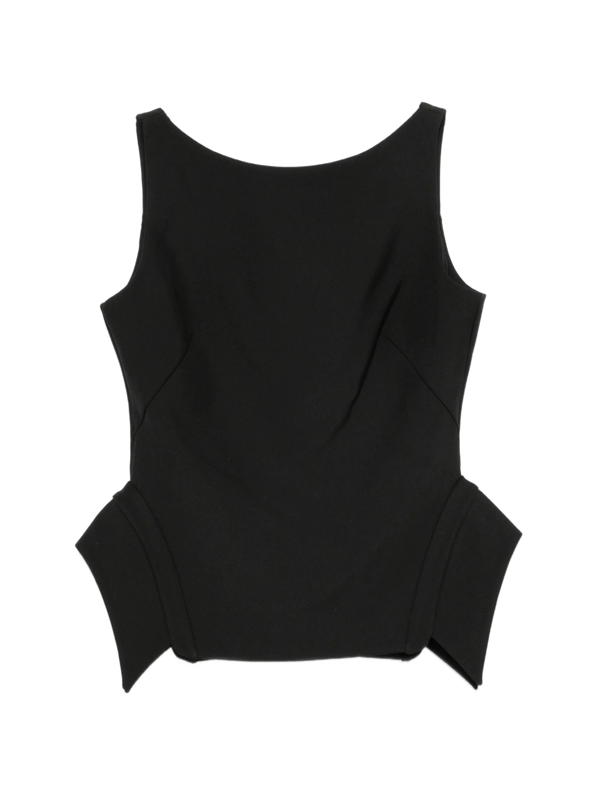 deconstructed collar top