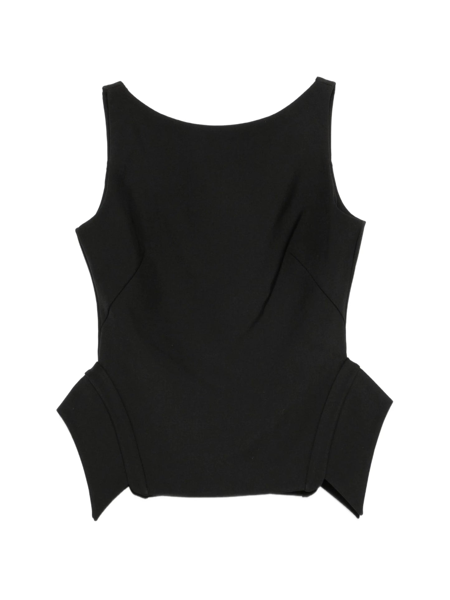 deconstructed collar top