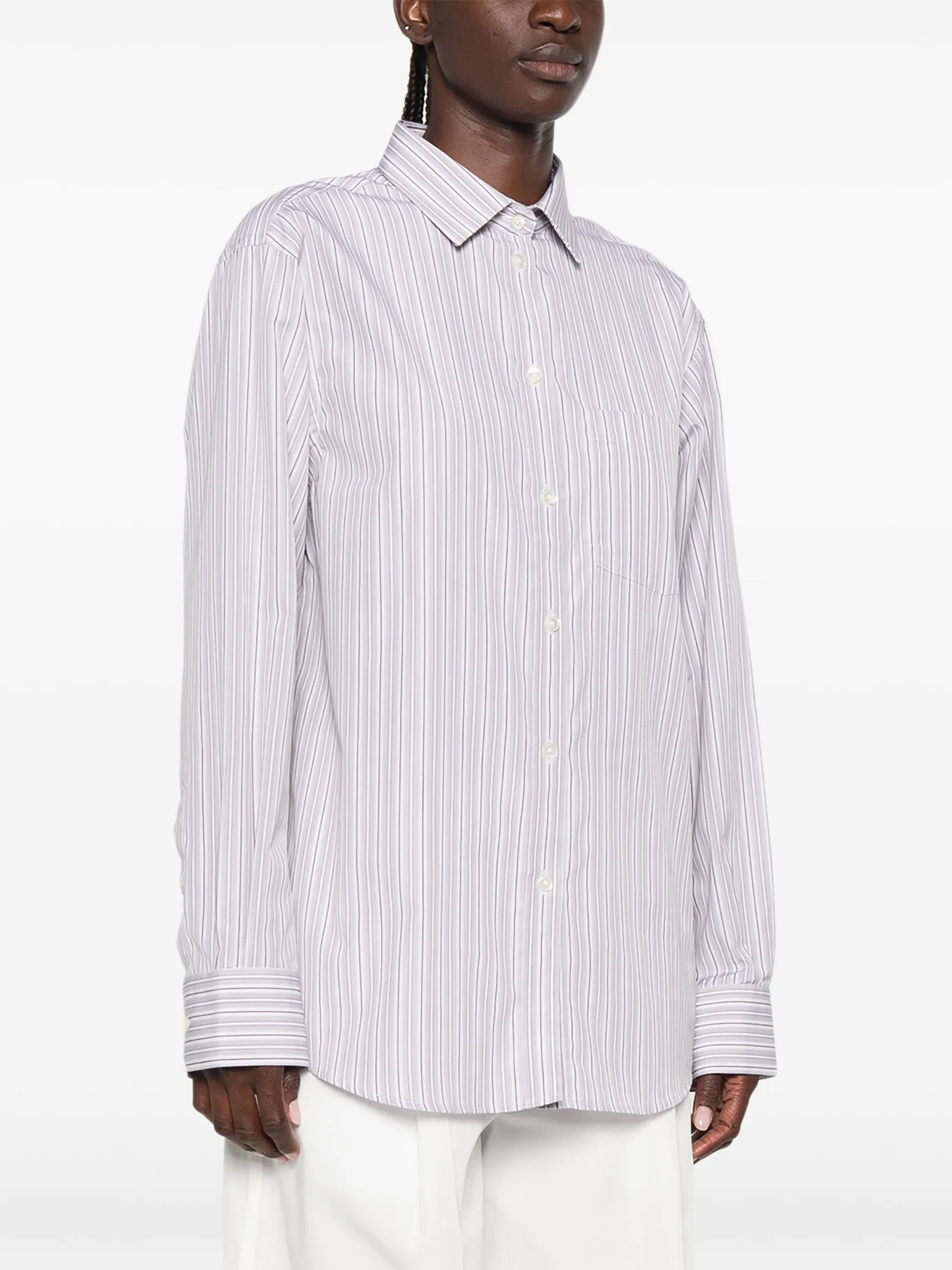 striped cotton shirt
