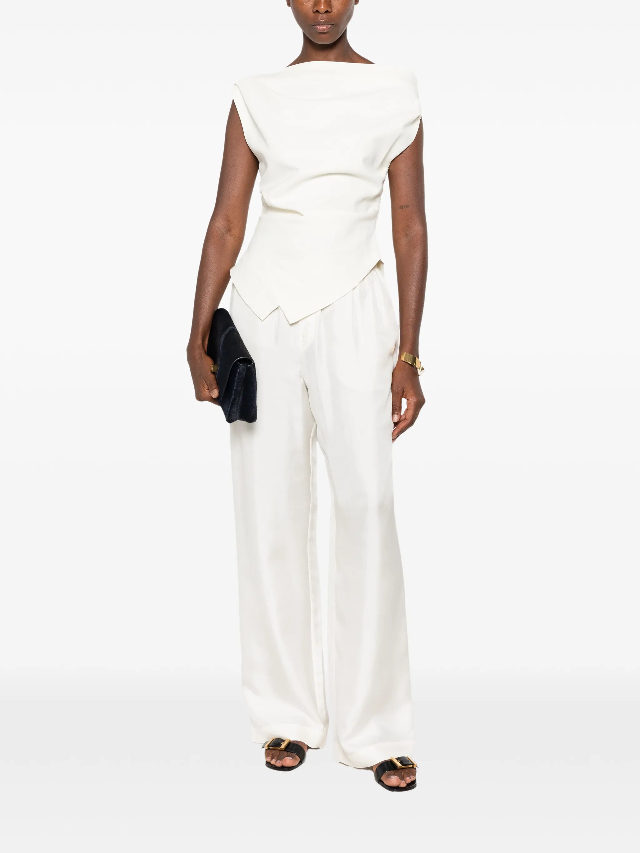 off shoulder lapel top