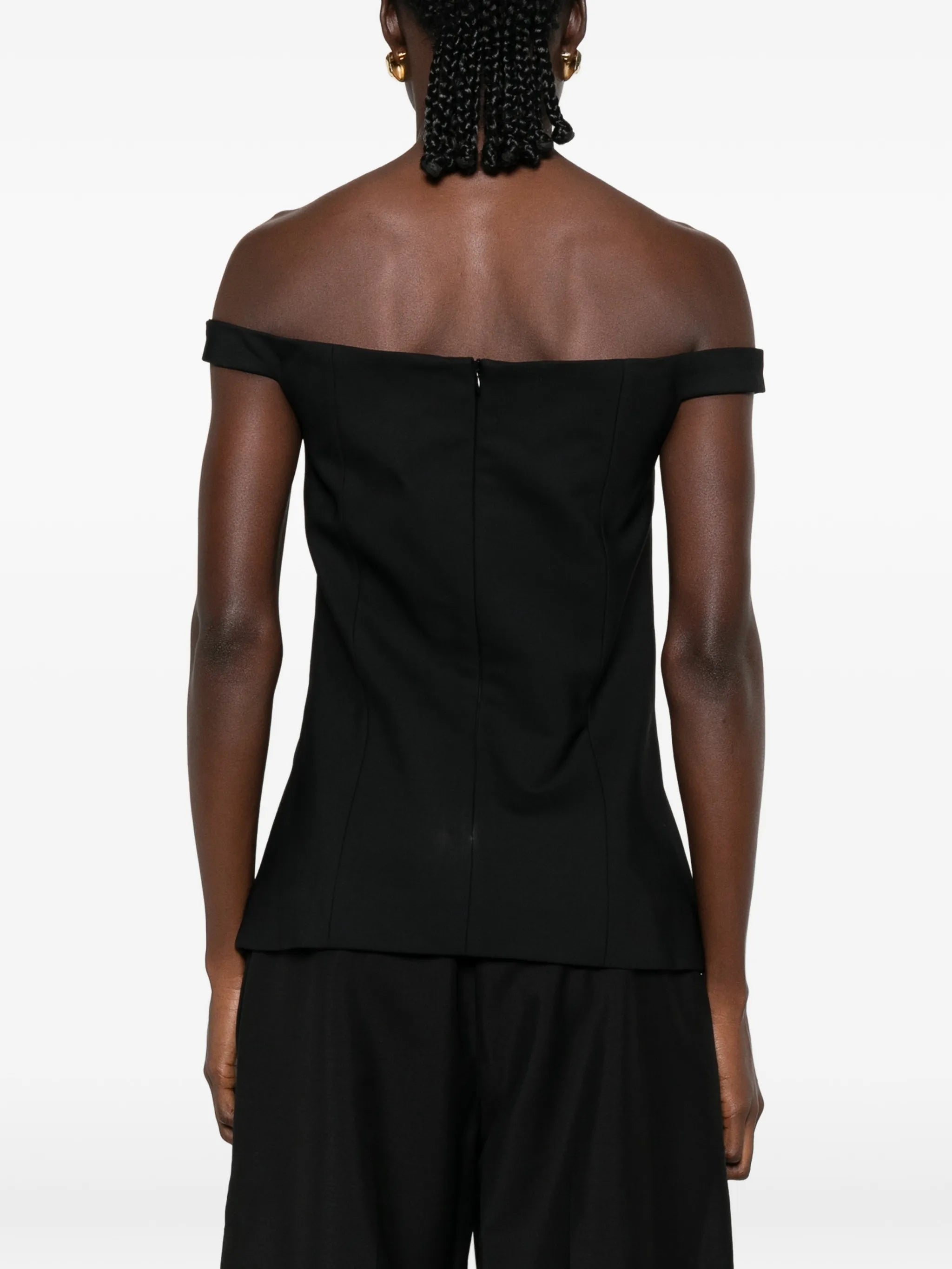 off-shoulder blouse