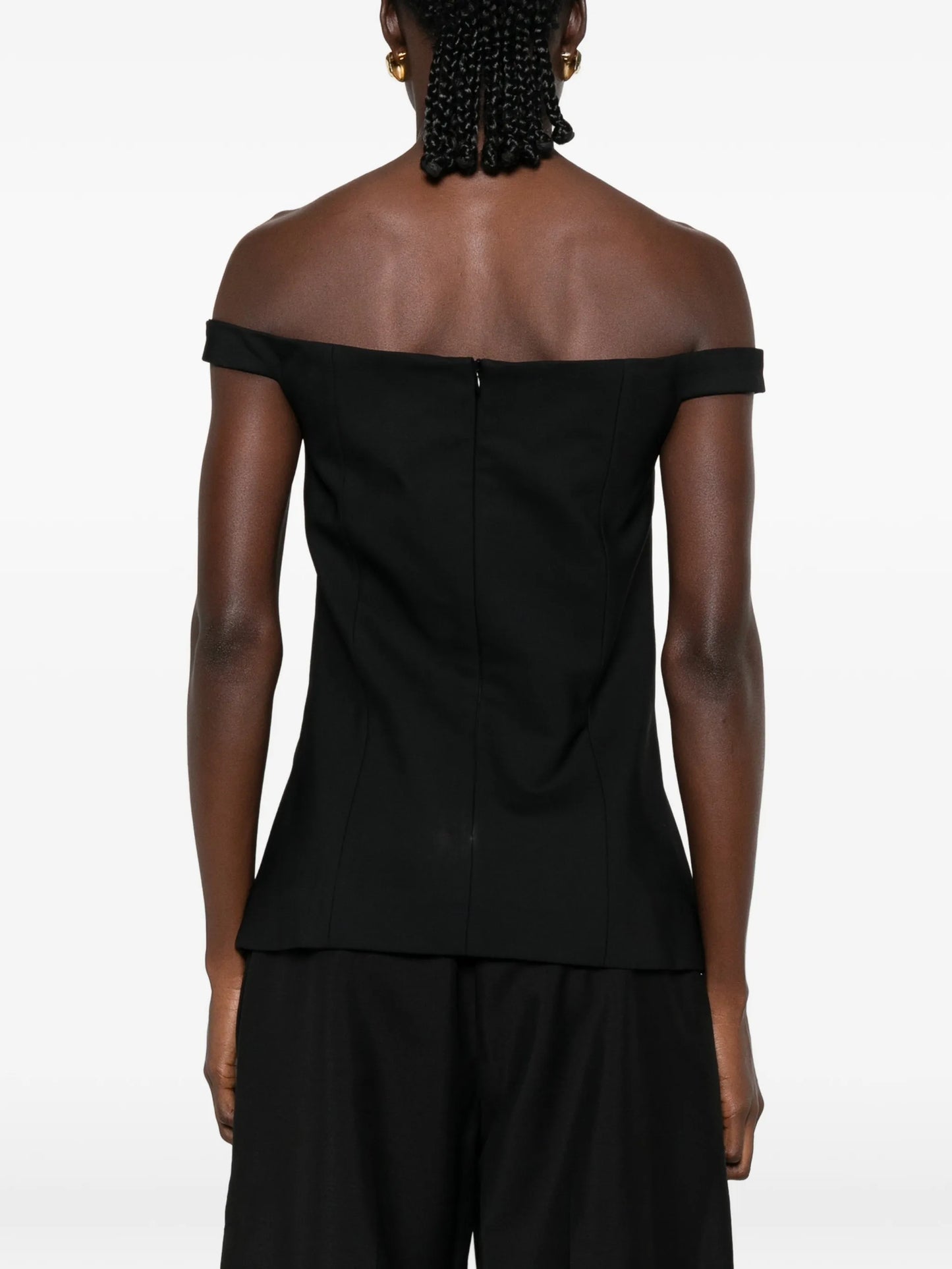 off-shoulder blouse