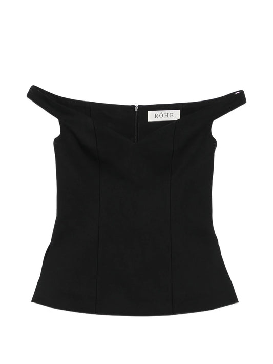 off-shoulder blouse