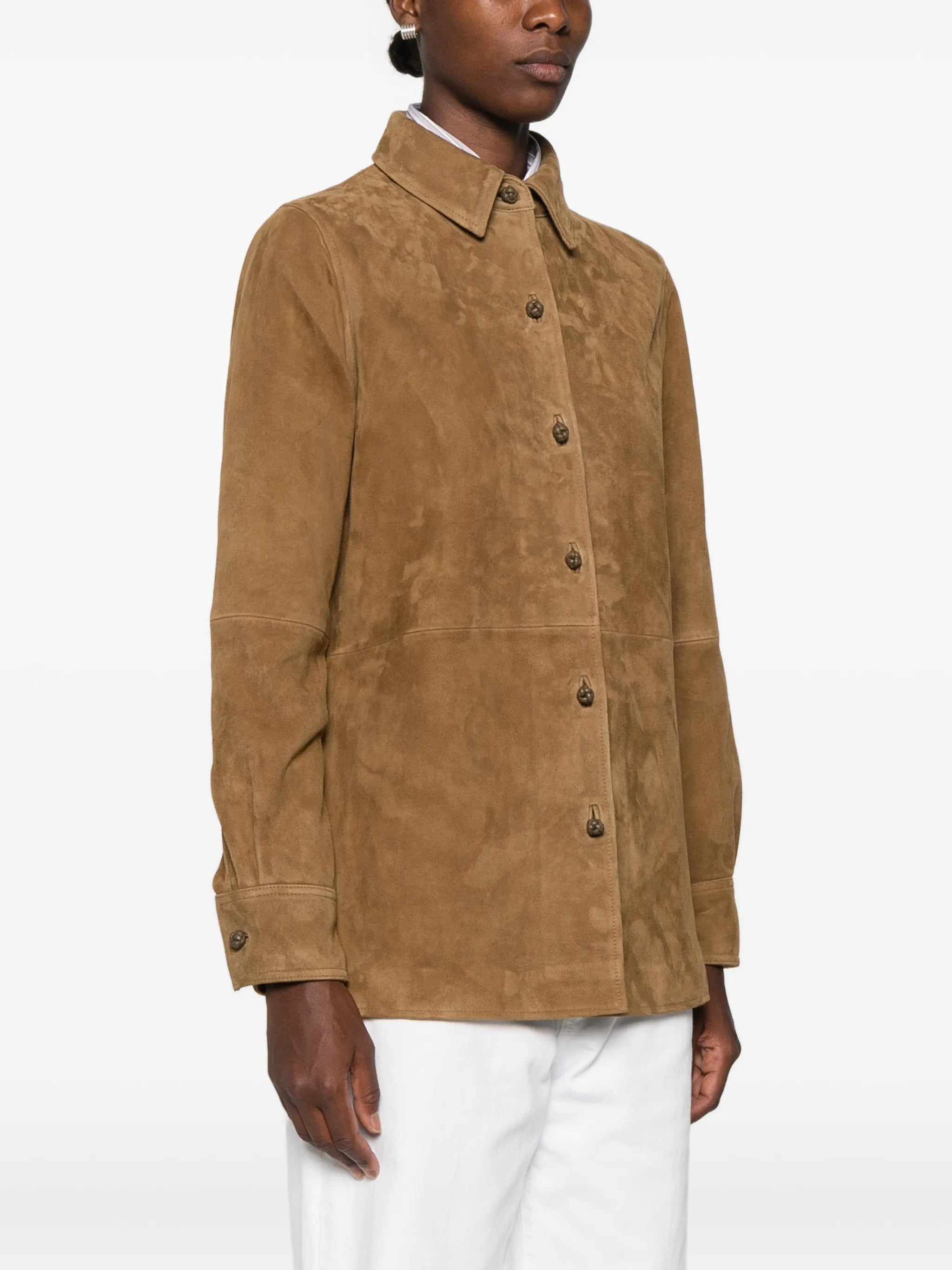 suede Pankou overshirt