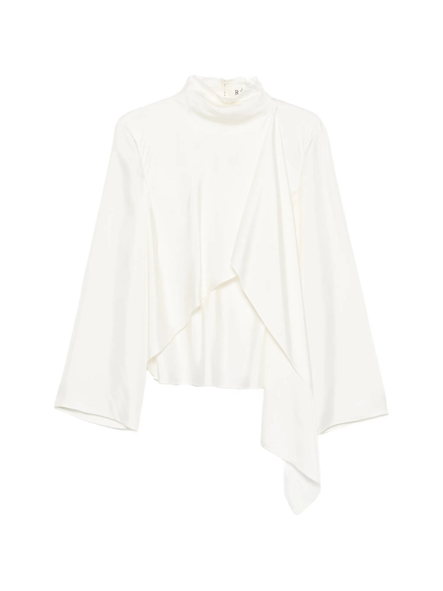 foulard-style draped top