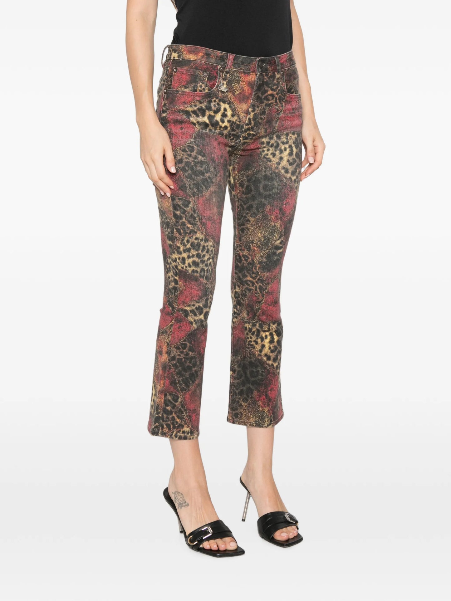 Kick leopard-print jeans