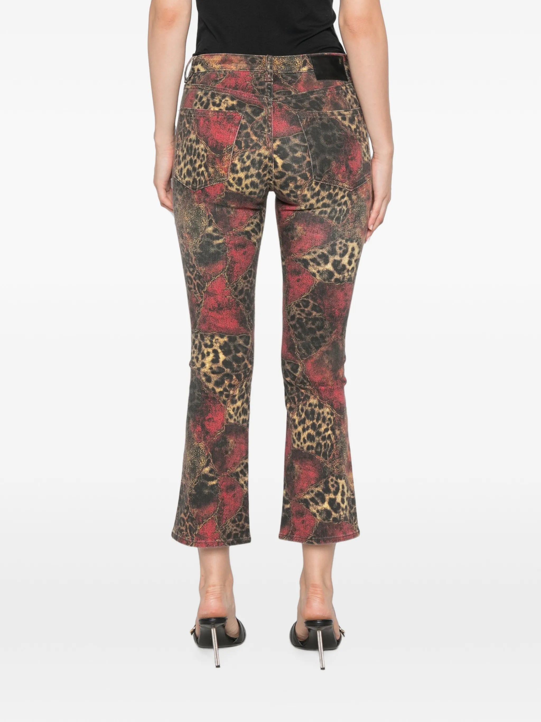 Kick leopard-print jeans