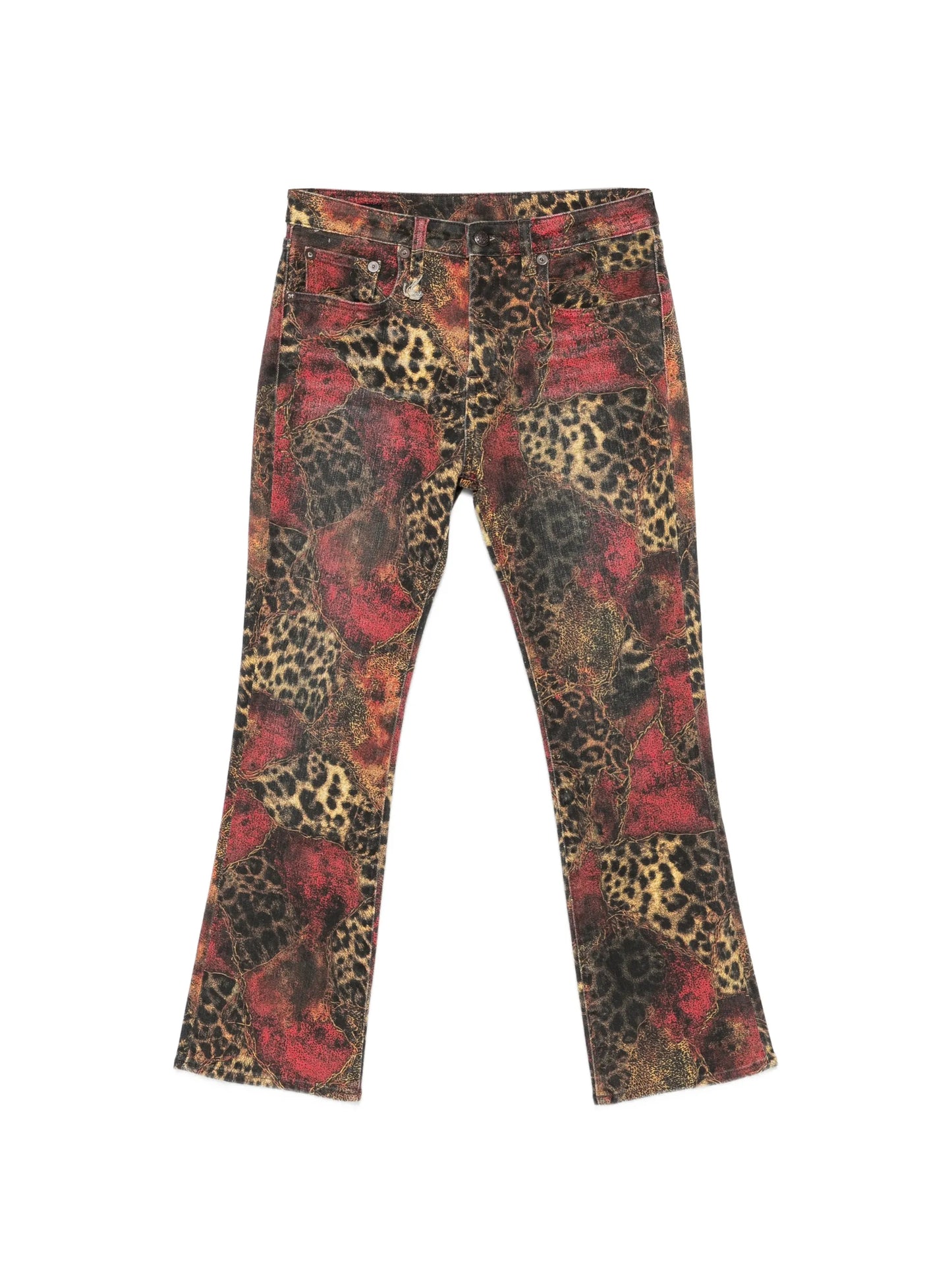 Kick leopard-print jeans