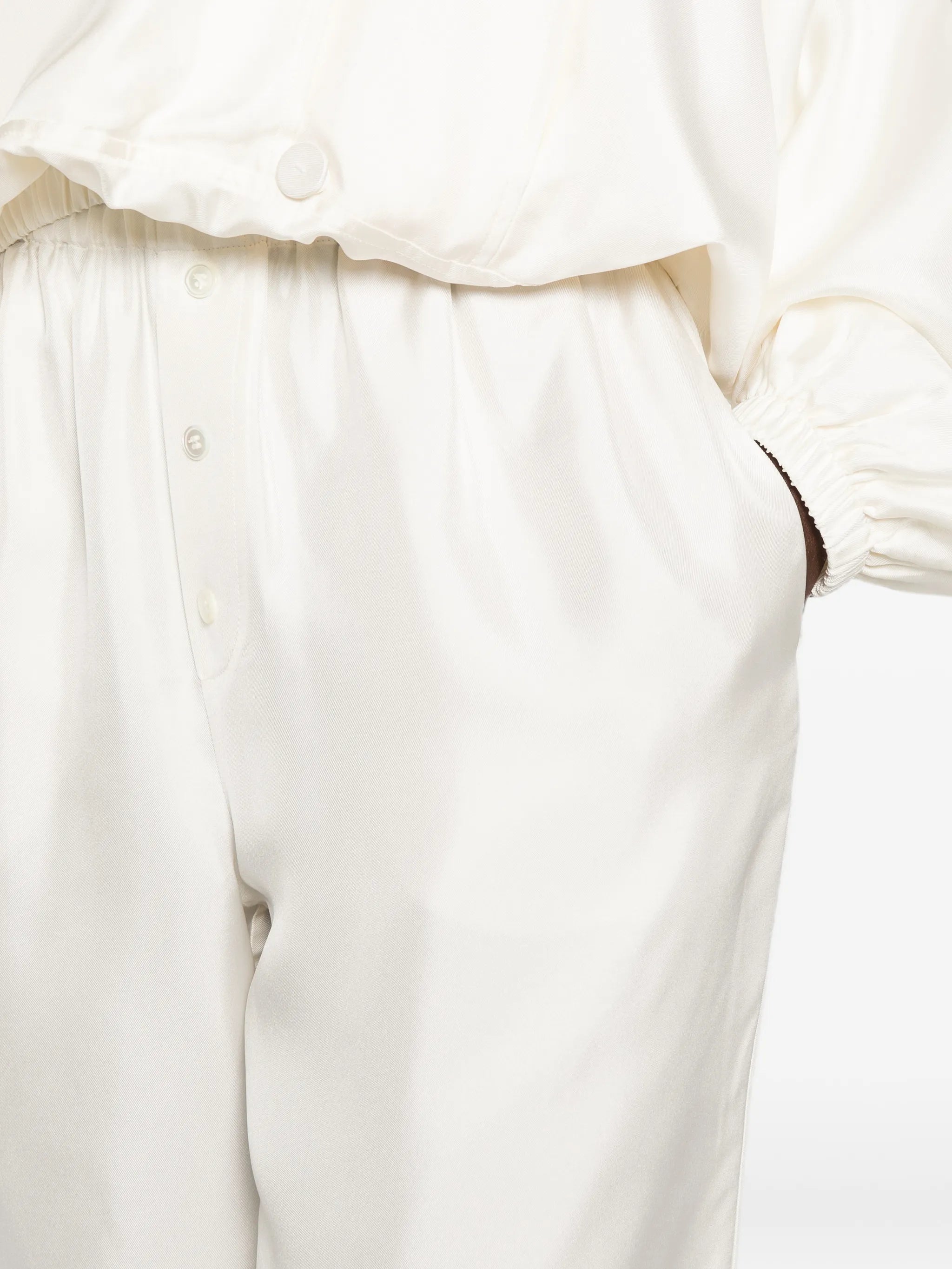 silk trousers