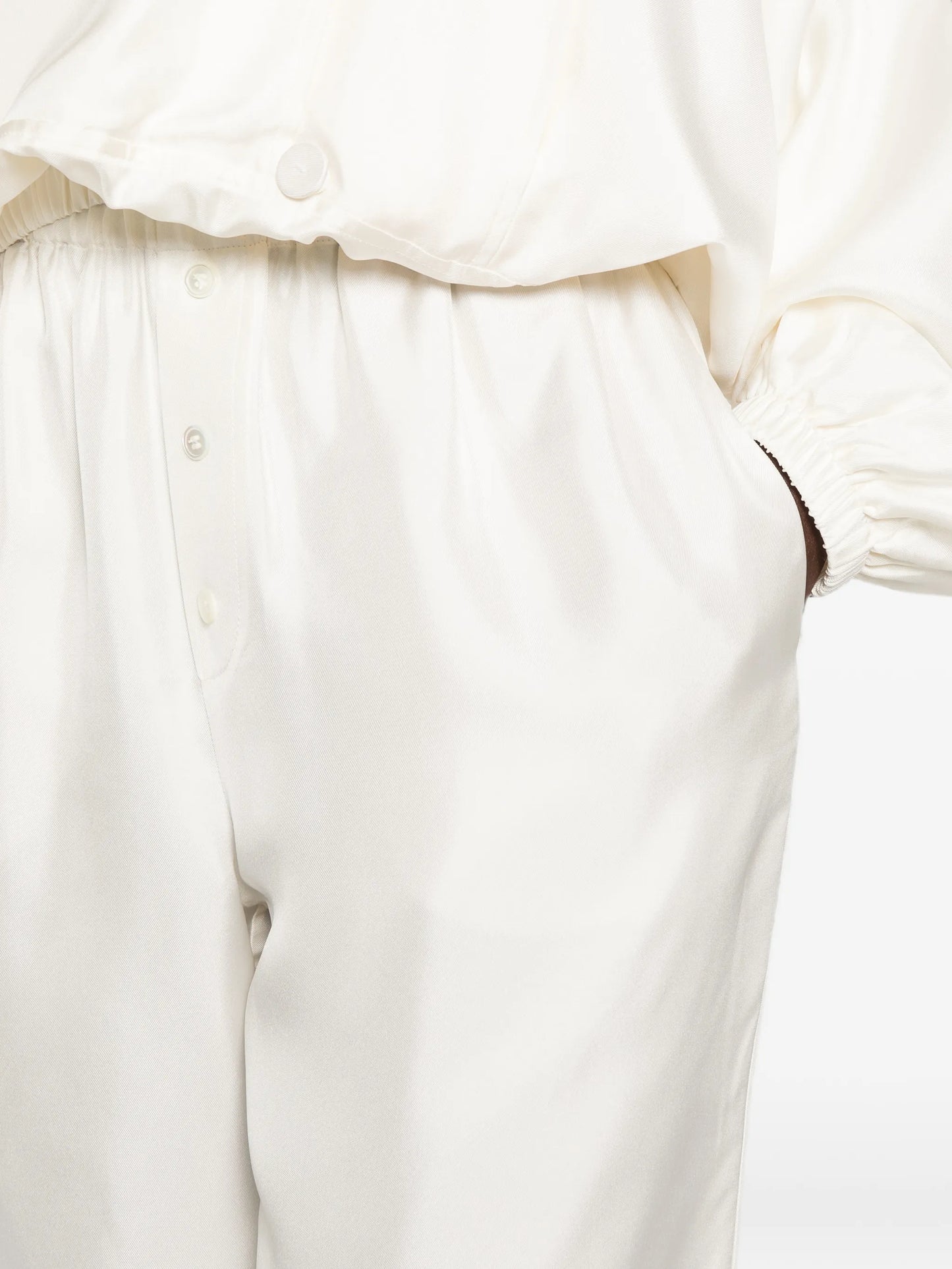silk trousers