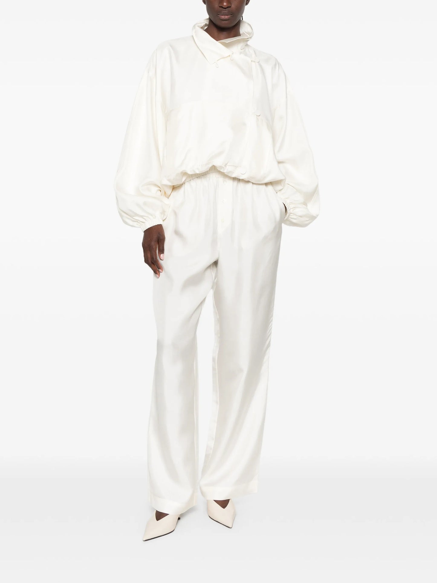 silk trousers