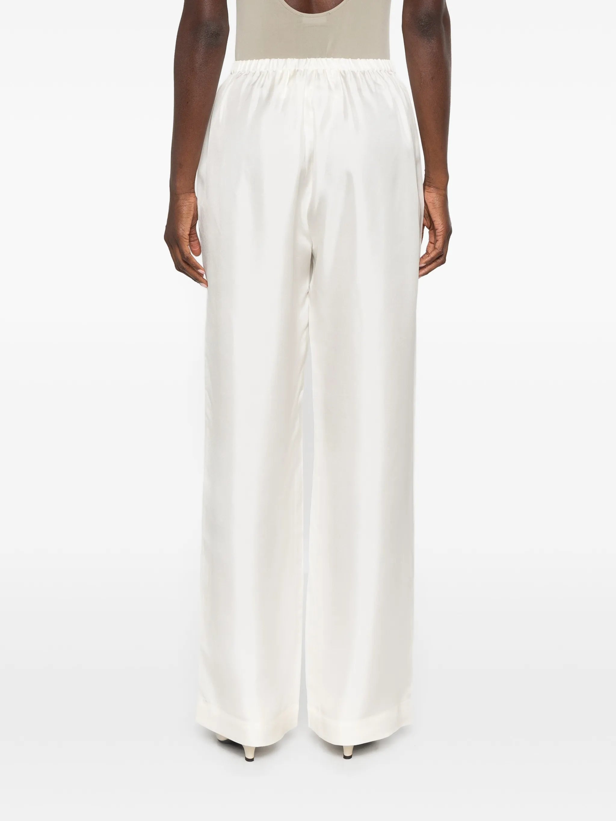 silk trousers