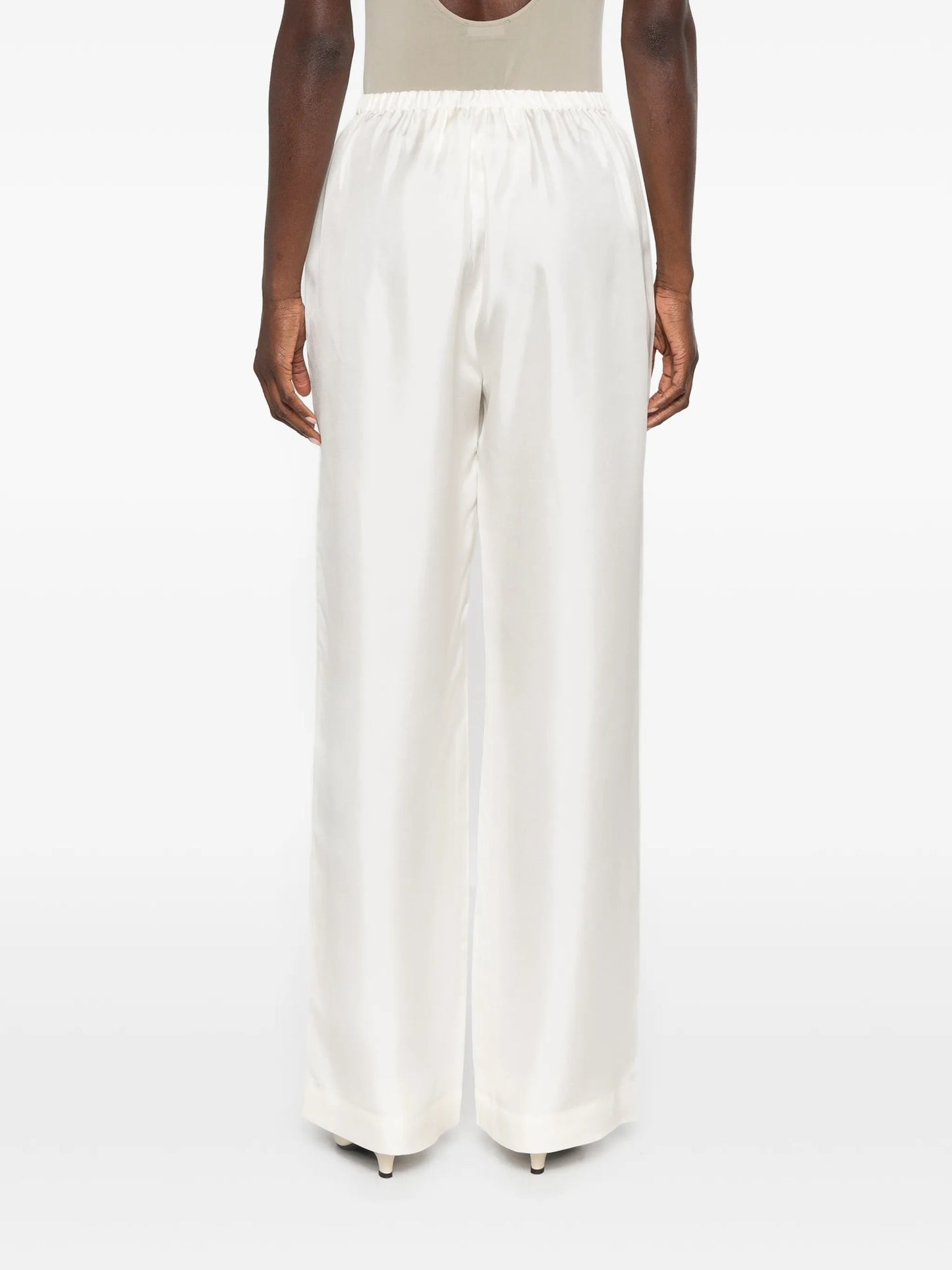 silk trousers