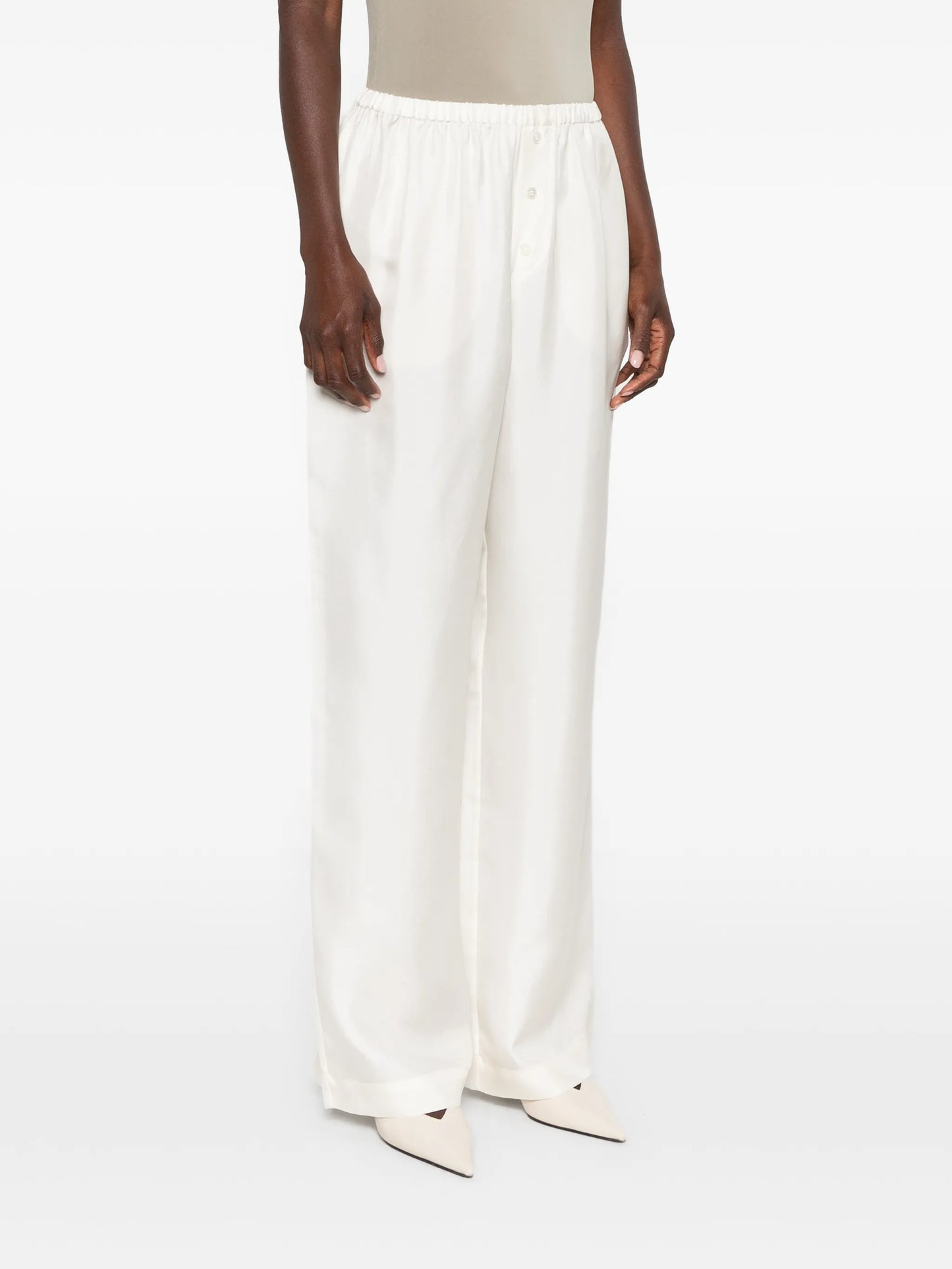 silk trousers