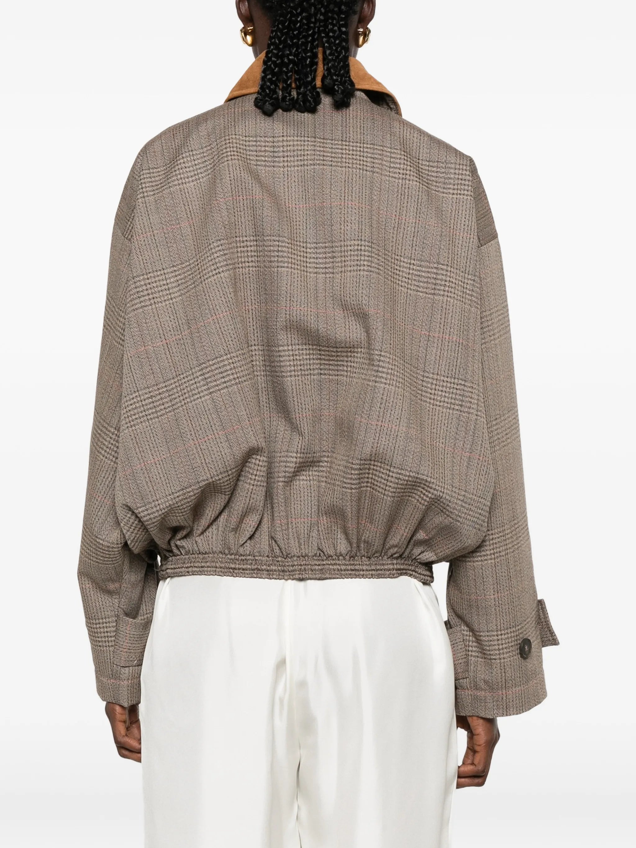 suede-collar jacket