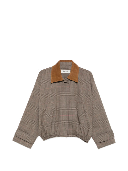 suede-collar jacket