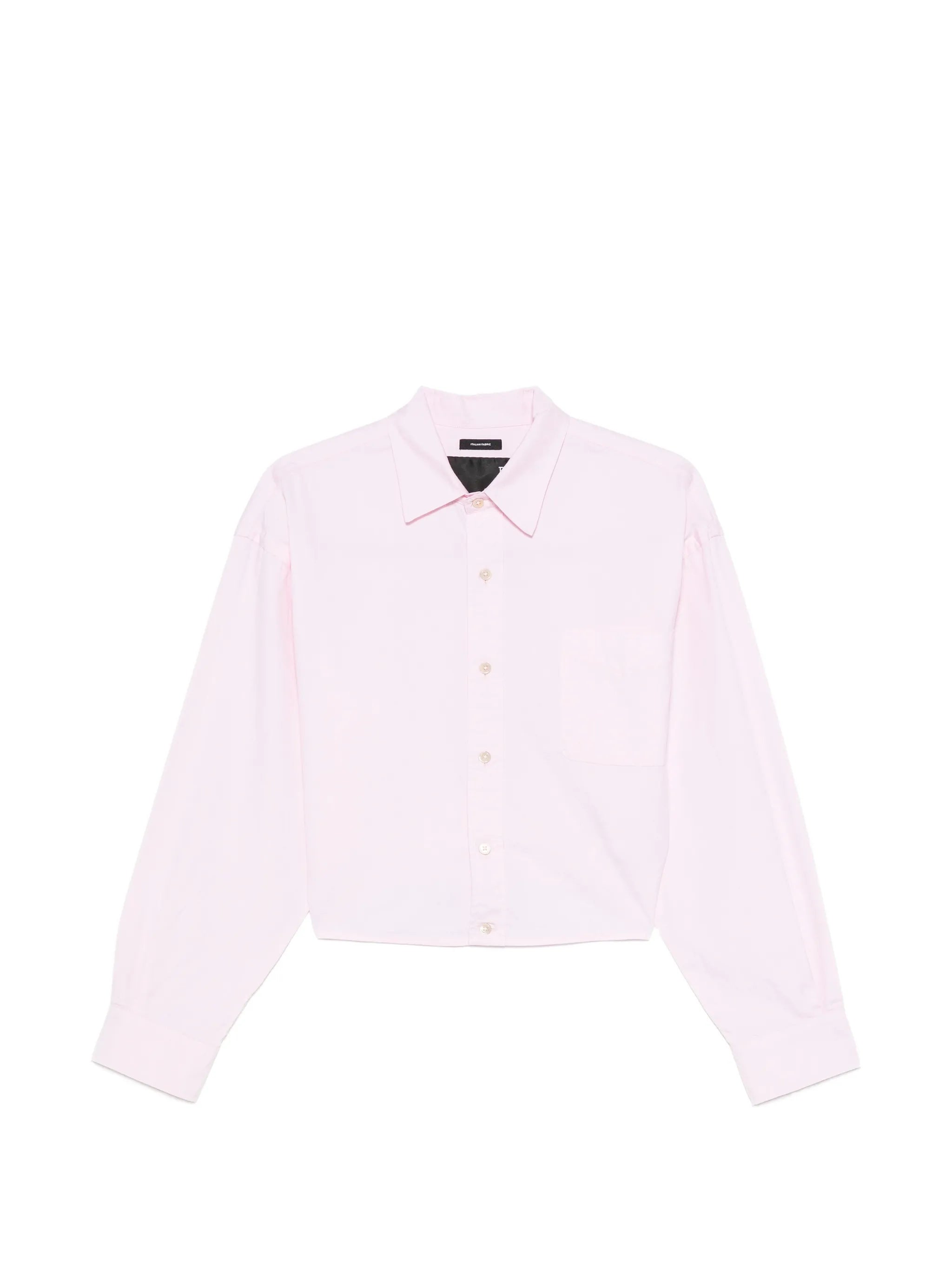 split-hem buttoned shirt
