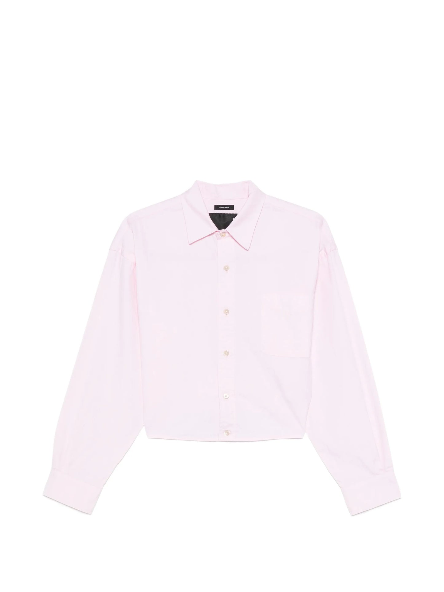 split-hem buttoned shirt