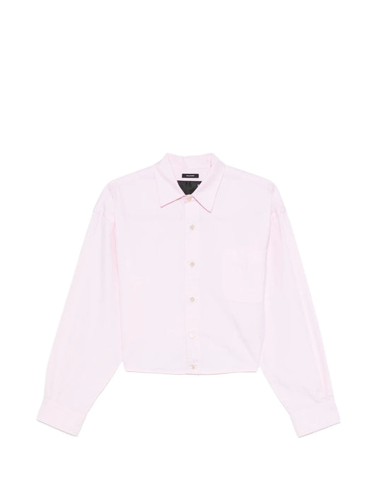 Split Hem Shirt light pink