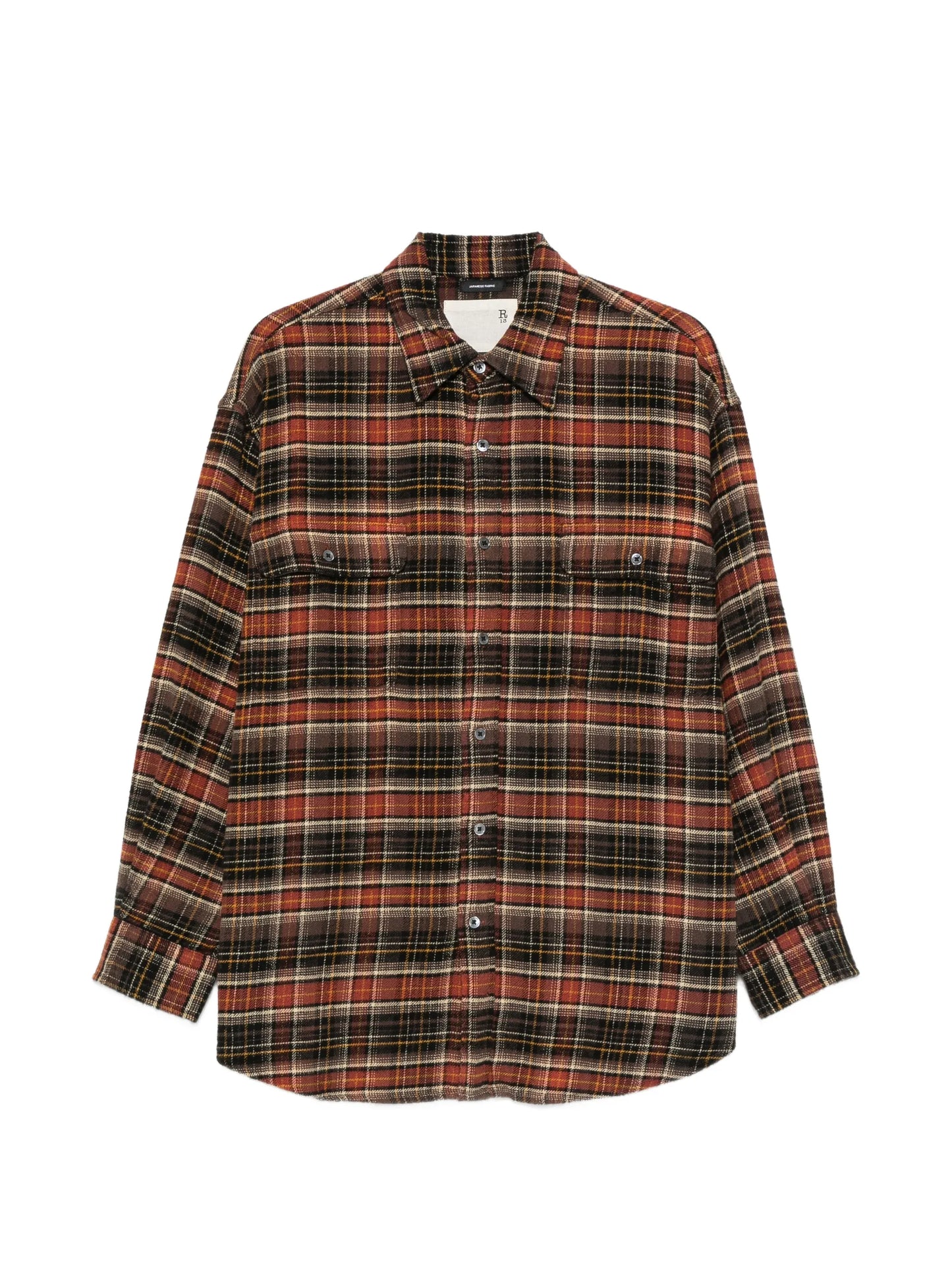 plaid buttoned shirt