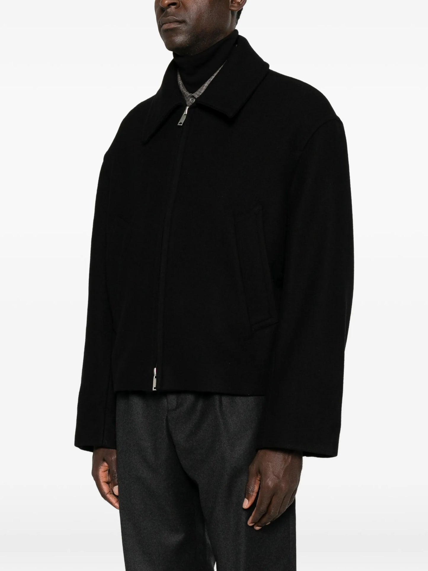 zip-up jacket