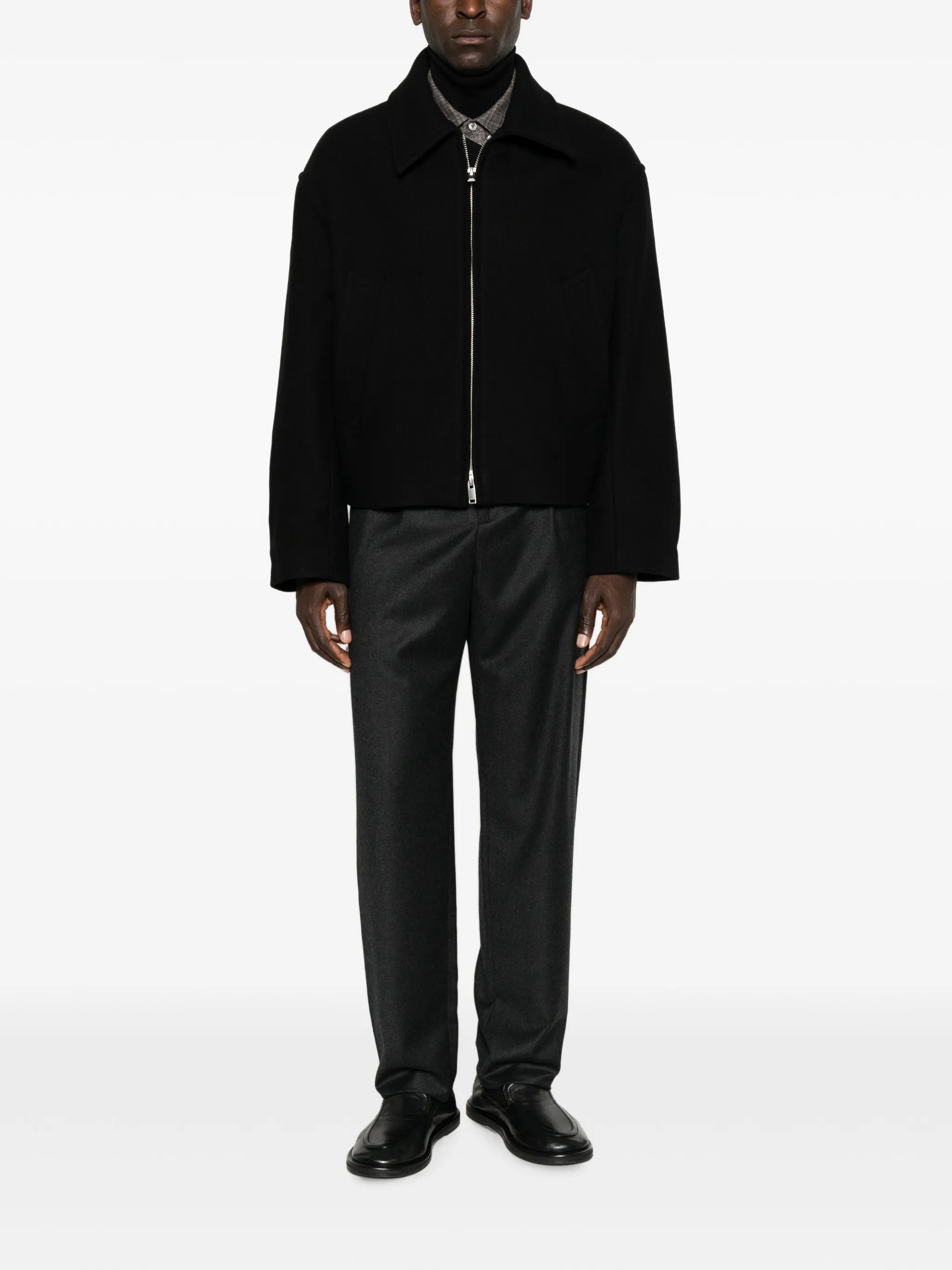 zip-up jacket