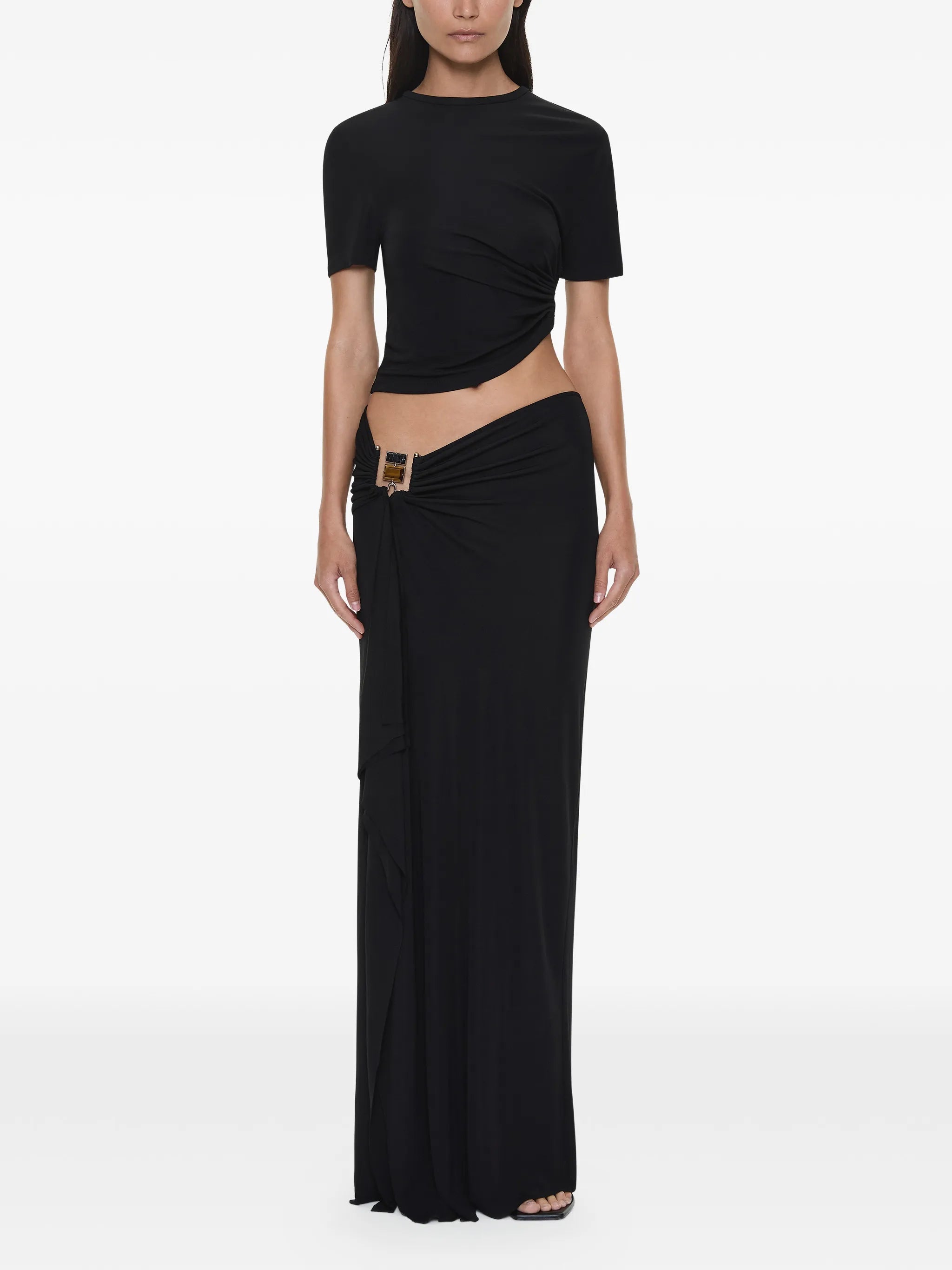 Bezel Cascade Quartz long skirt