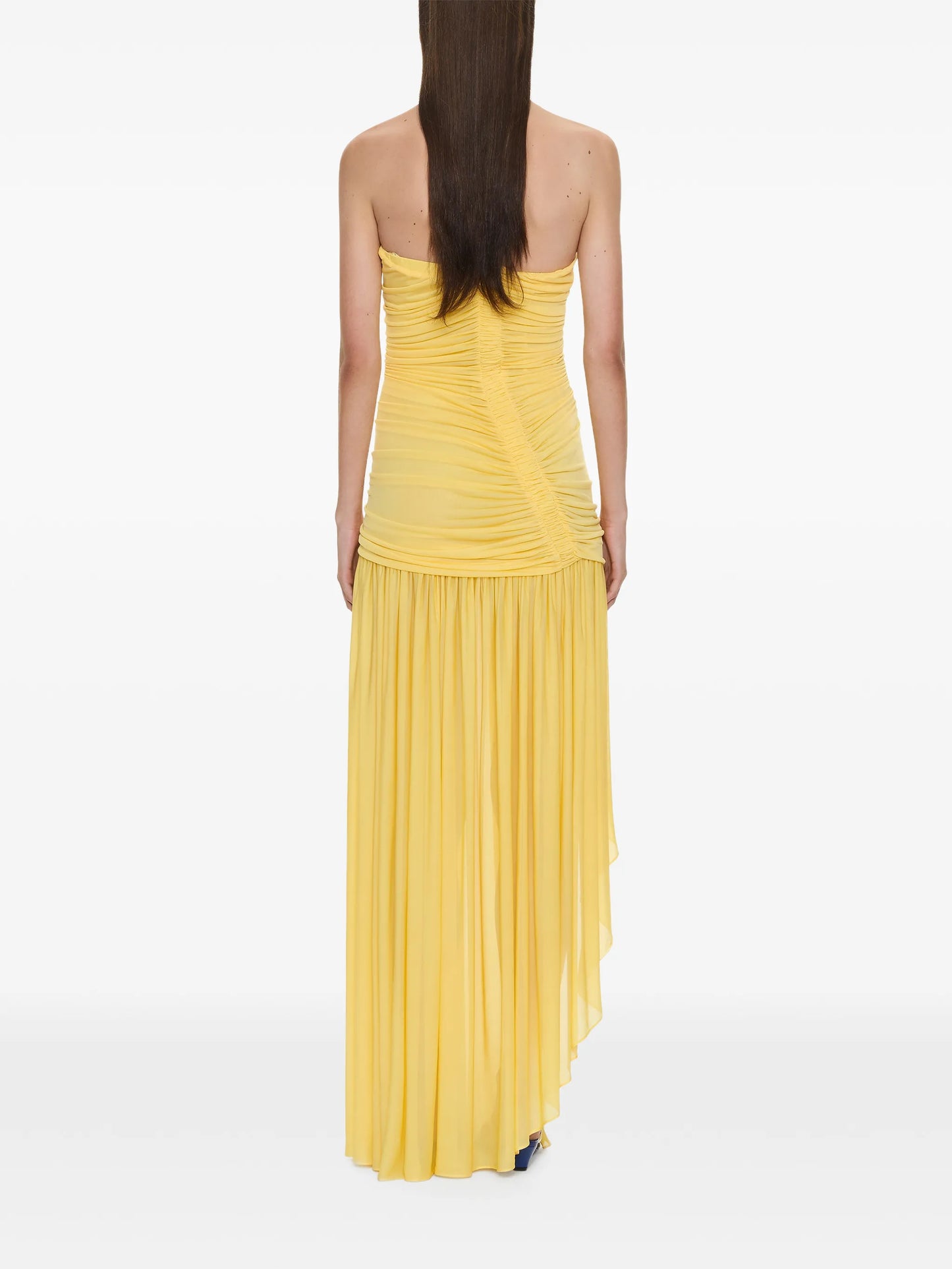 Orion ruched-bodice maxi dress