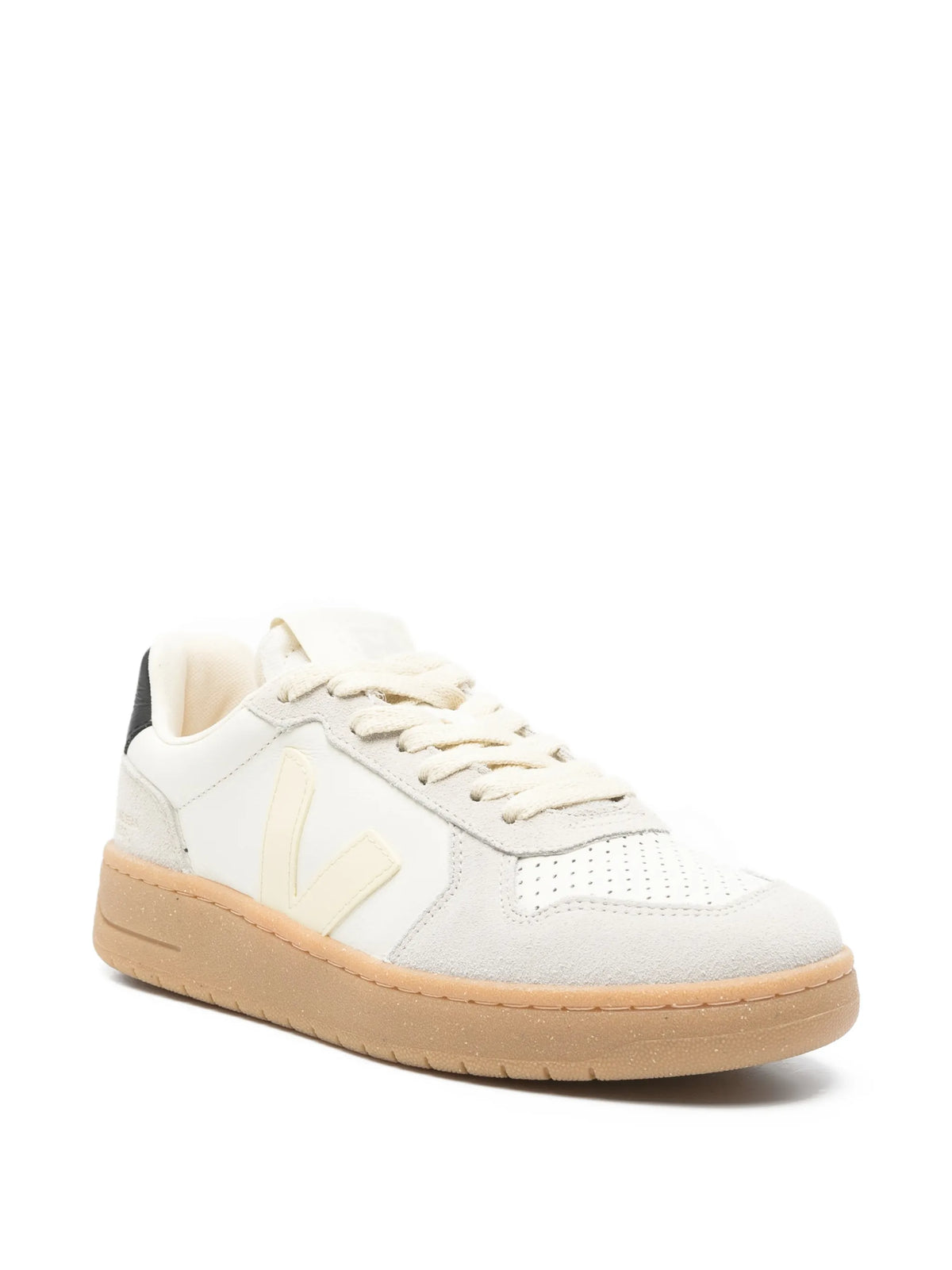 V-82 suede panelled sneakers