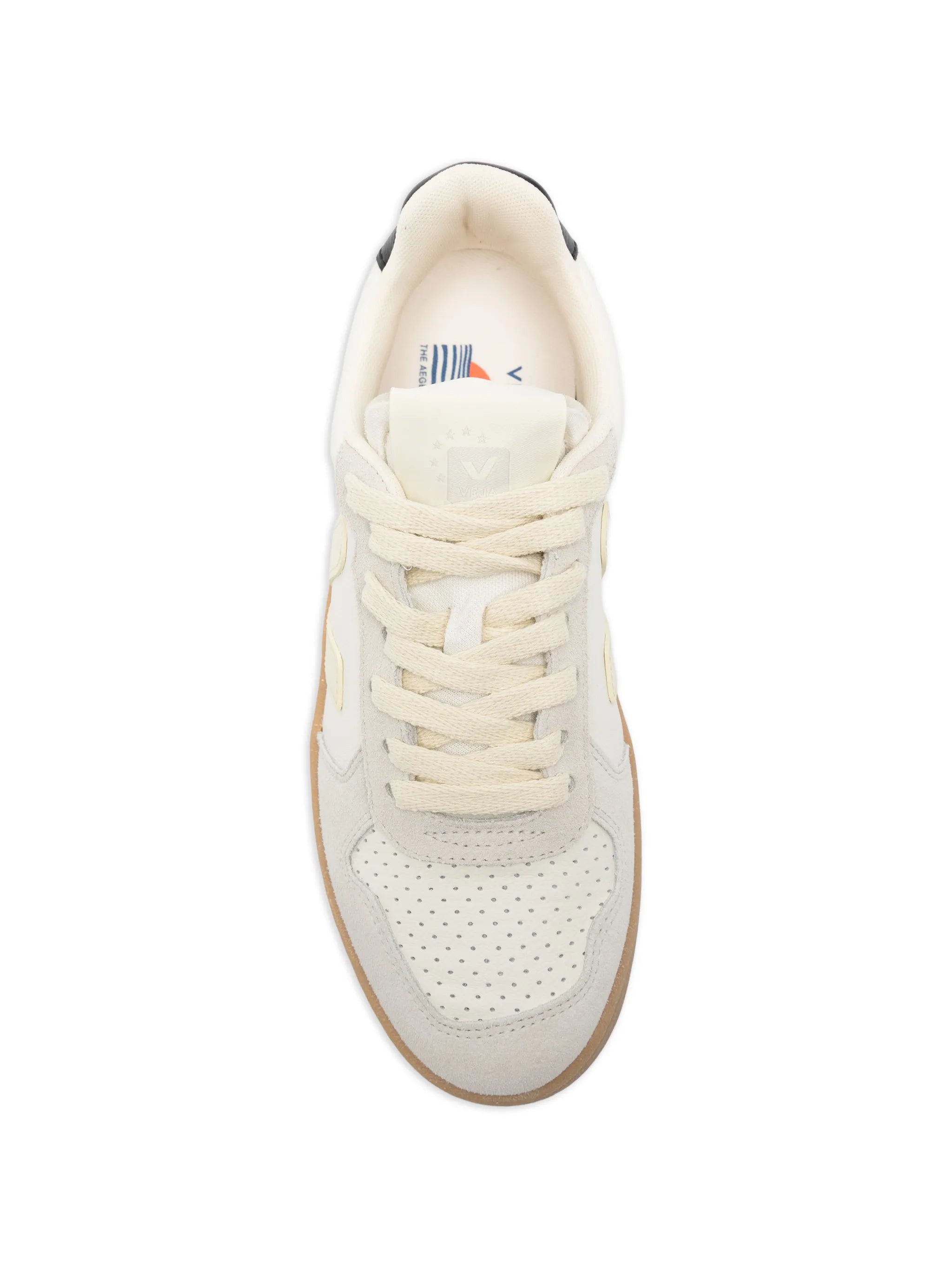 V-82 suede panelled sneakers