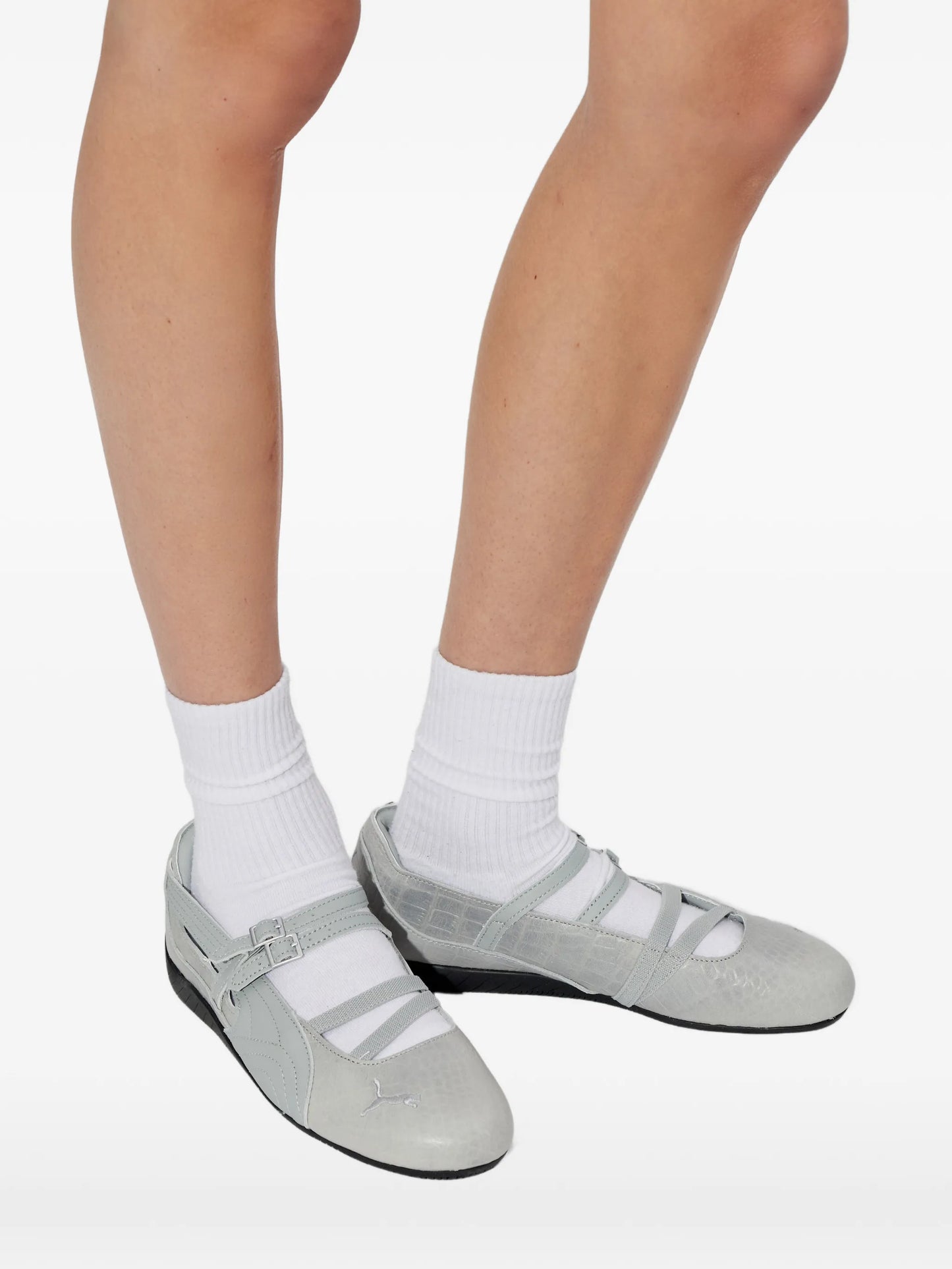 Speedcat cross-strap ballet flats