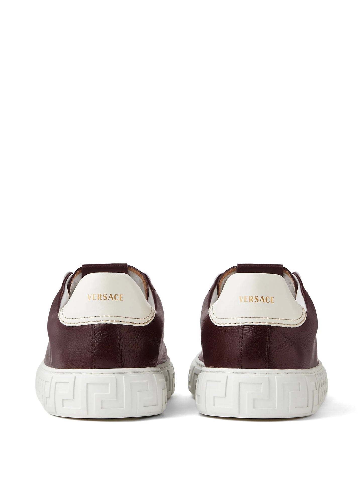 Greca leather sneakers