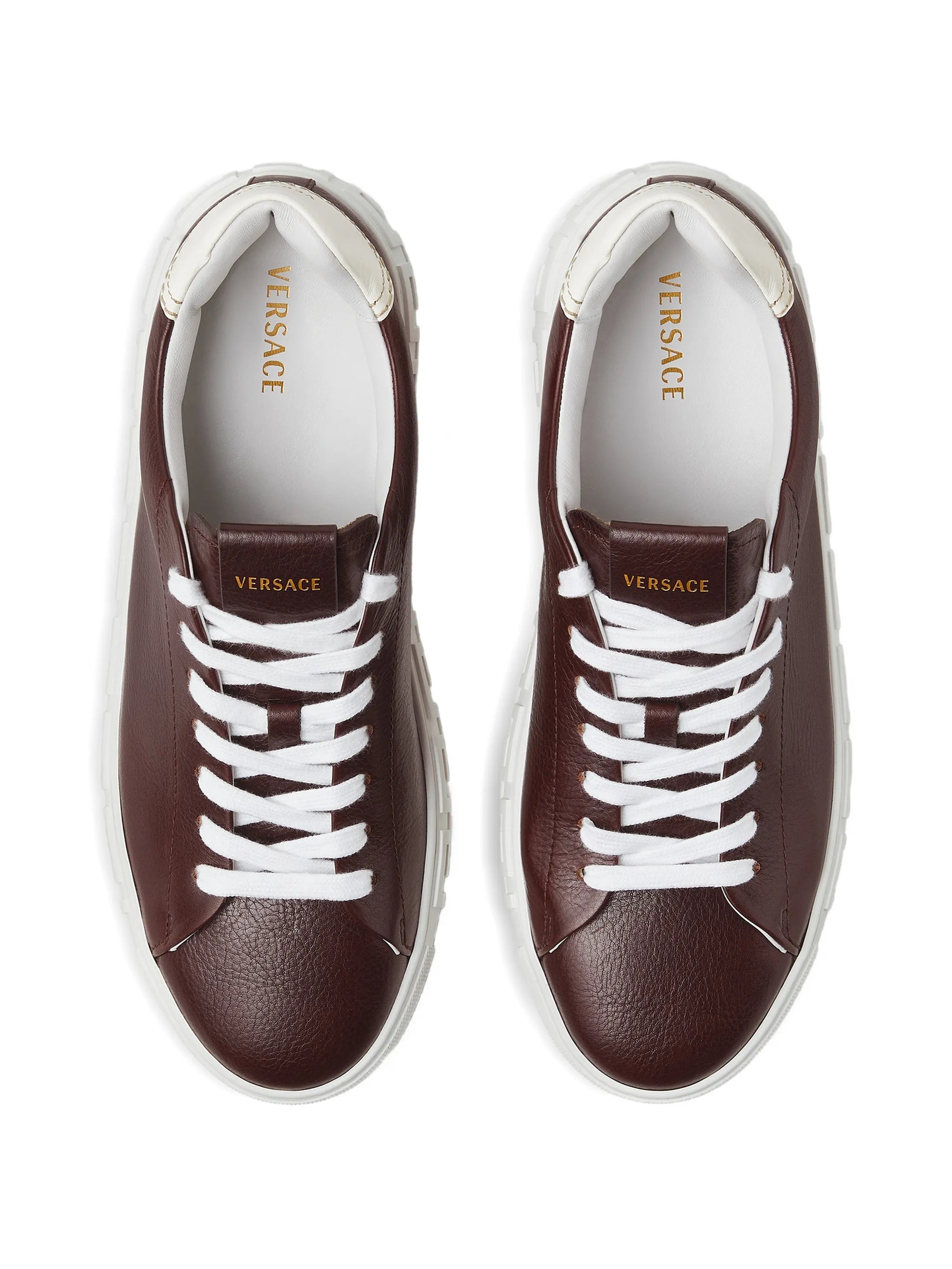 Greca leather sneakers