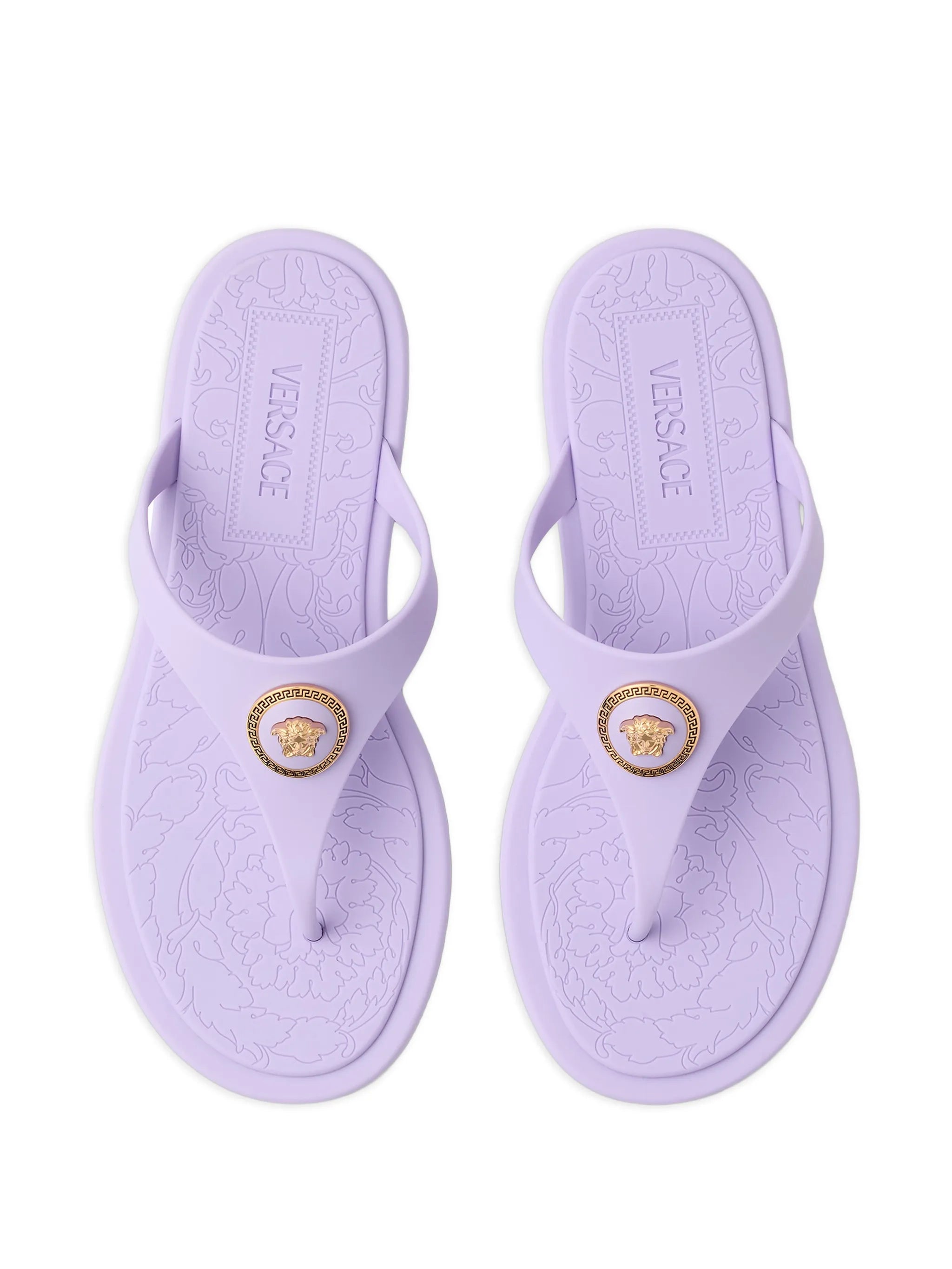 Alia rubber flat sandals